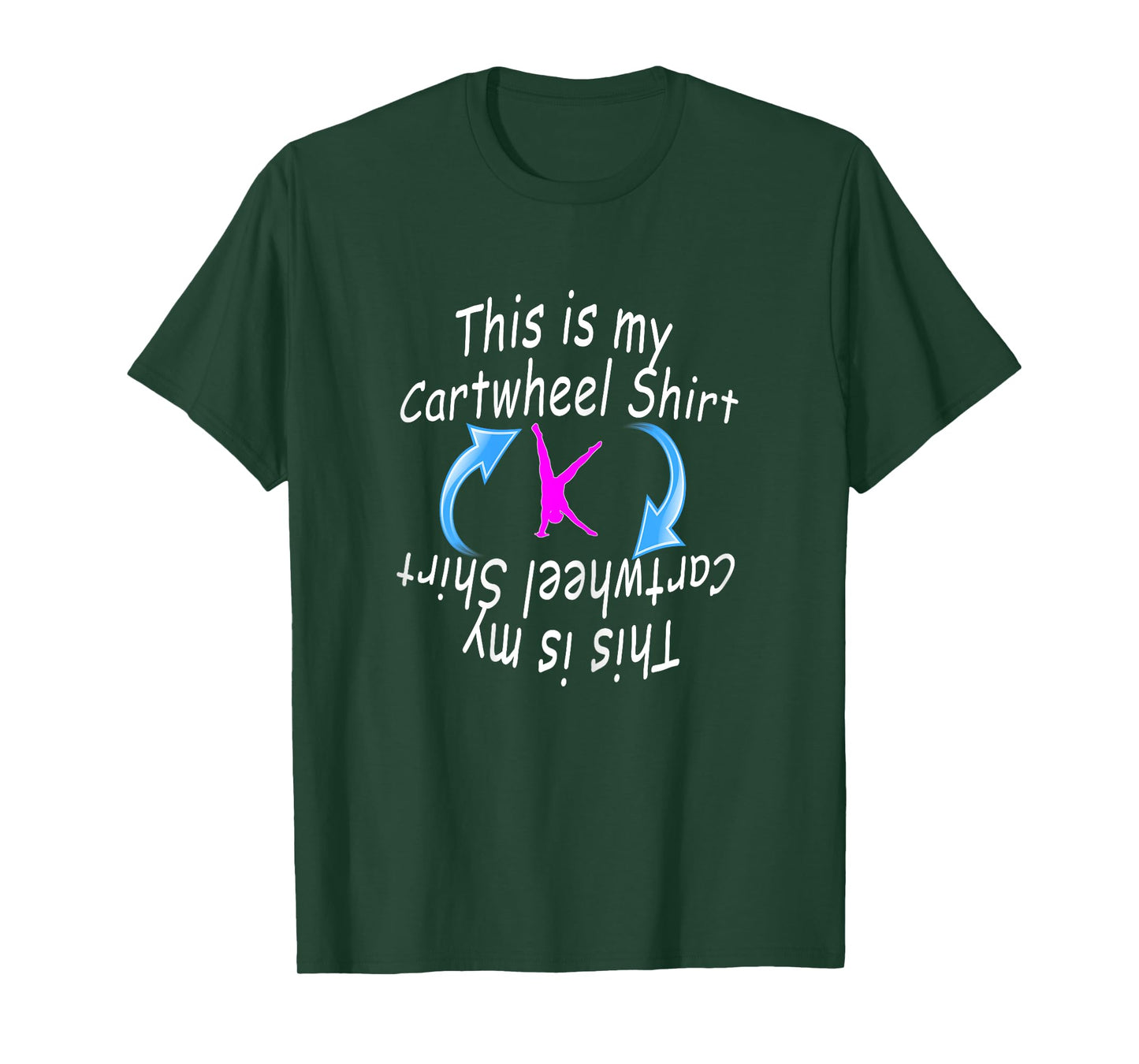Girls Gymnastics This is My Cartwheel Fun Gift T-Shirt T-Shirt