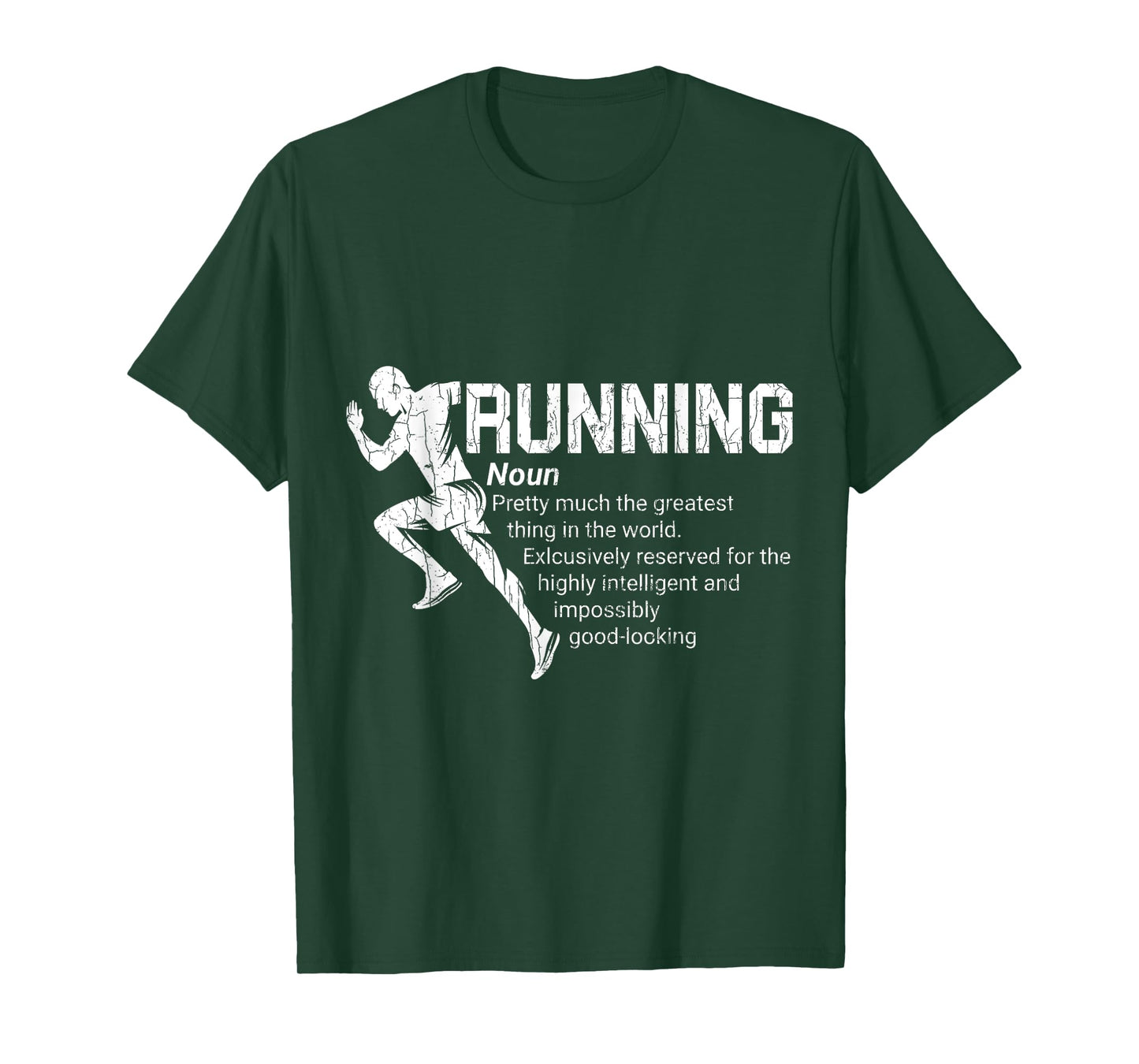 Running Definition Funny Marathon Runner Graphic T-Shirt