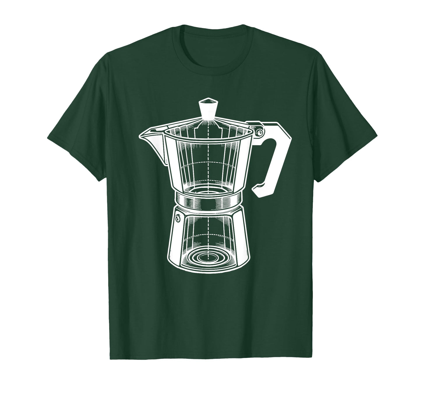 Moka Pot Vintage Coffee Maker Espresso Lovers T-Shirt