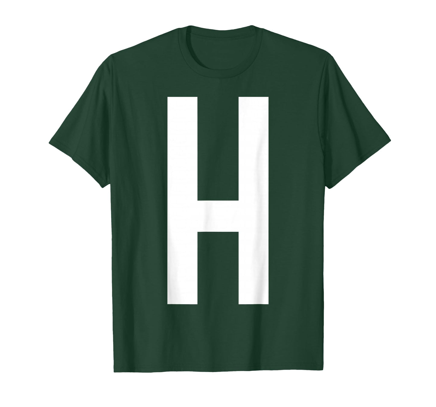 Letter H Funny Group Matching Christmas Costume 2025 Family T-Shirt