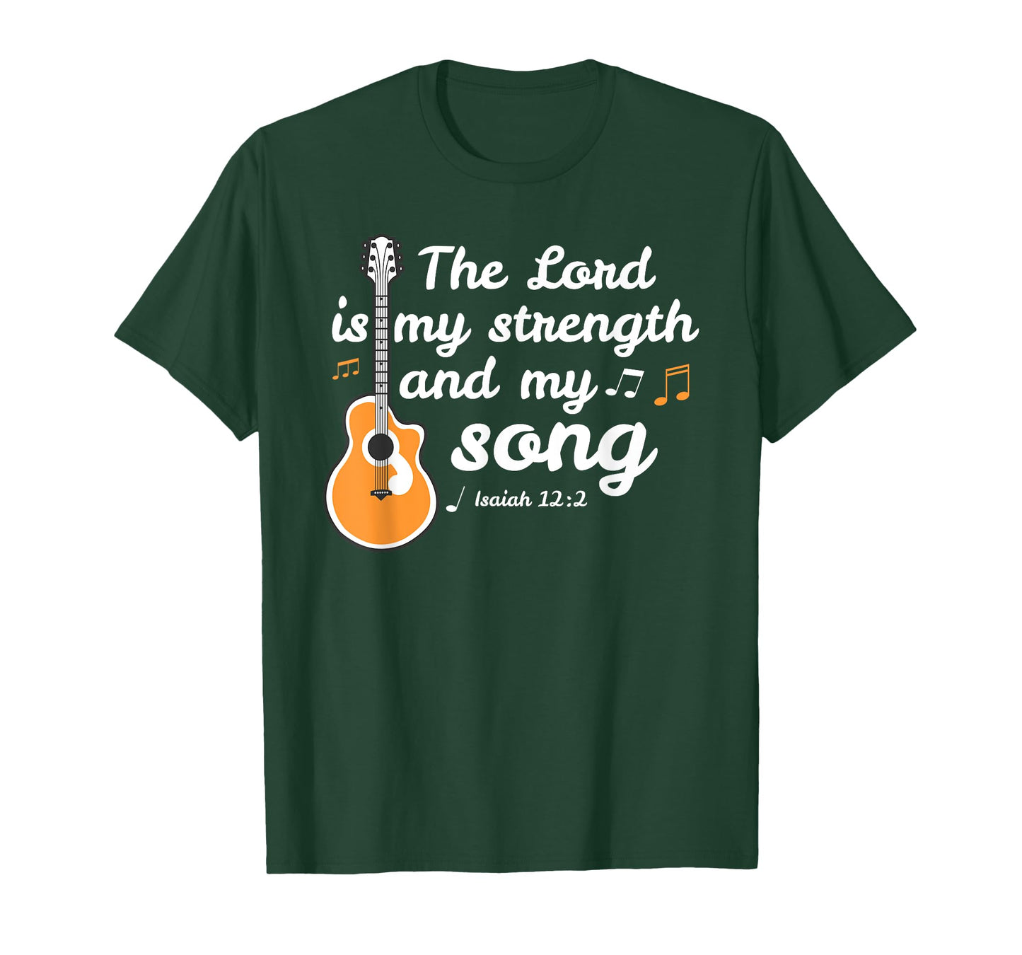 The Lord is My Strength Song - Christian Musician T-Shirt