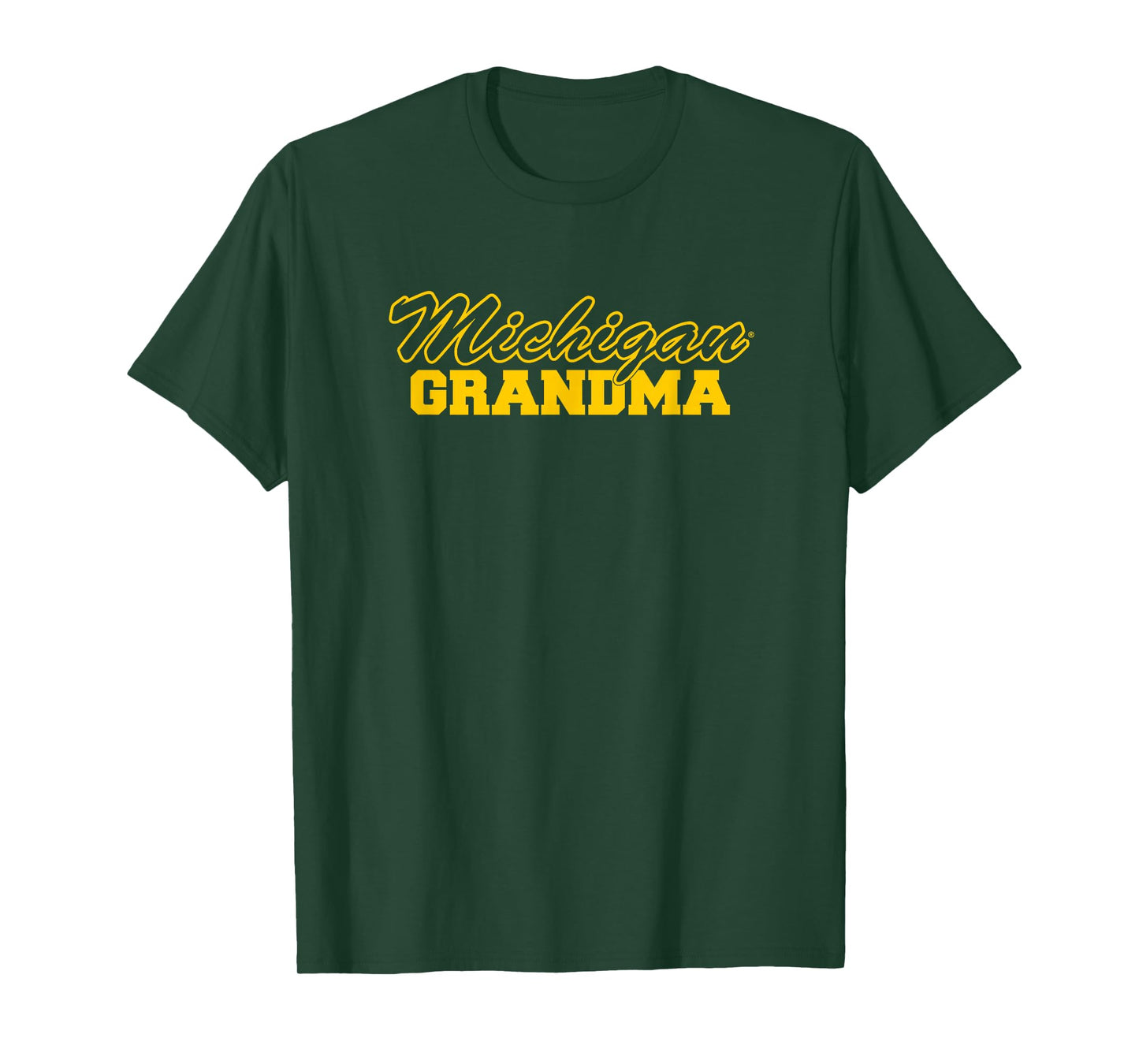 Campus Lab University of Michigan Wolverines Grandma T-Shirt - Blue, Unisex-Adults, Short Sleeve, T-Shirt, Sports-Fan T-Shirt