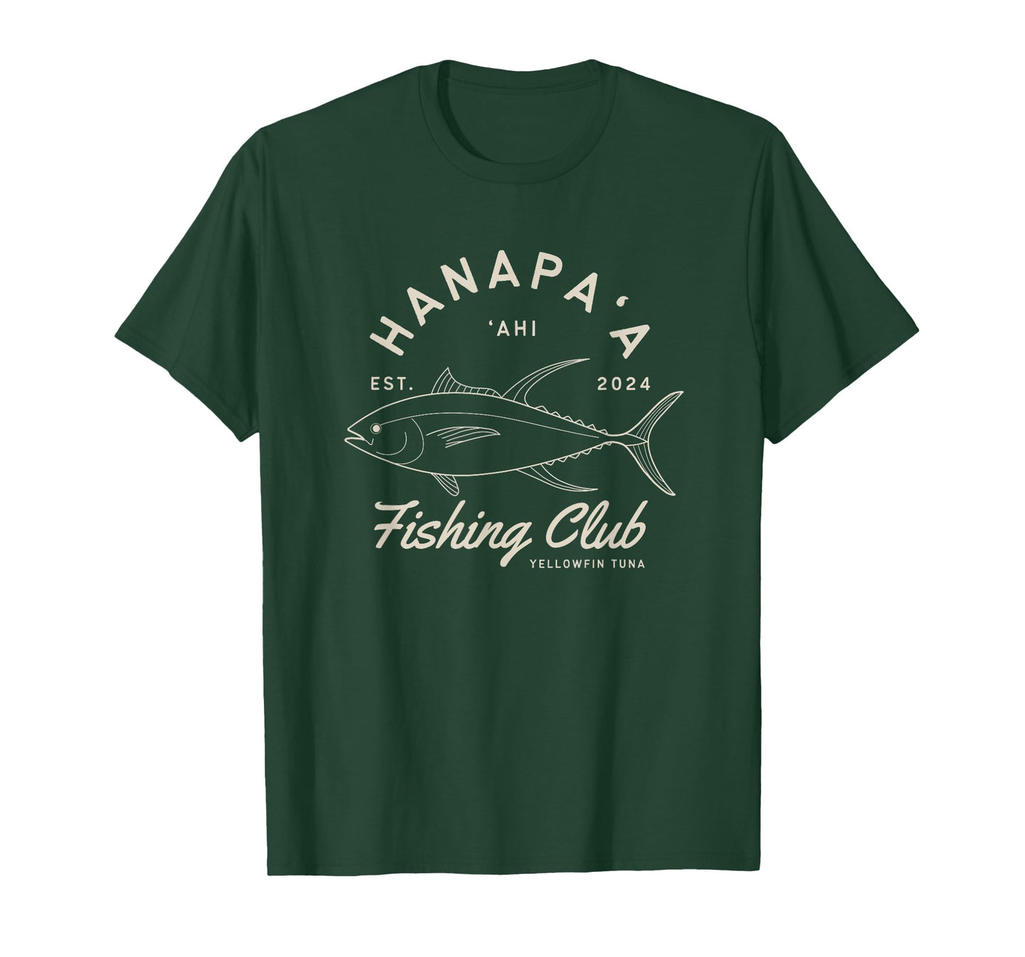 Hanapa'a Fishing Club 'Ahi Yellowfin Tuna T-Shirt