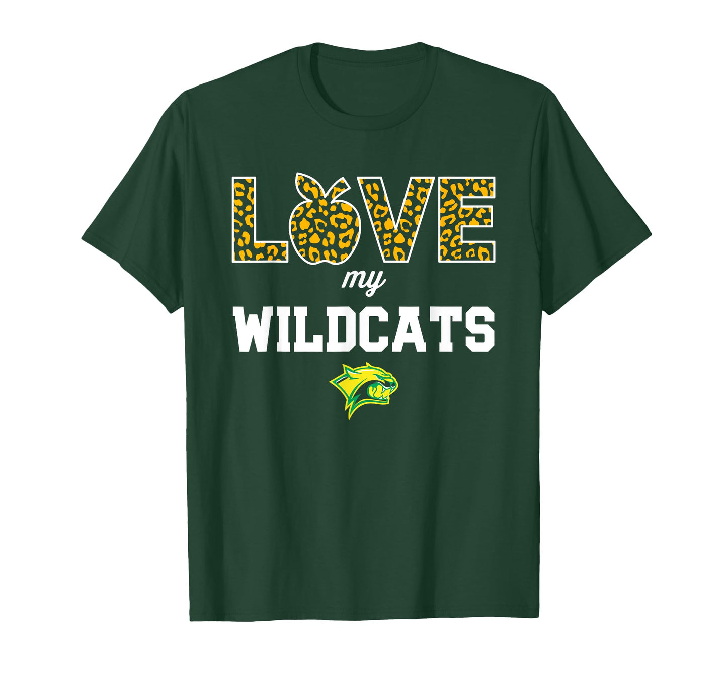 Walker Wildcats Logo Love My Team HS T-Shirt