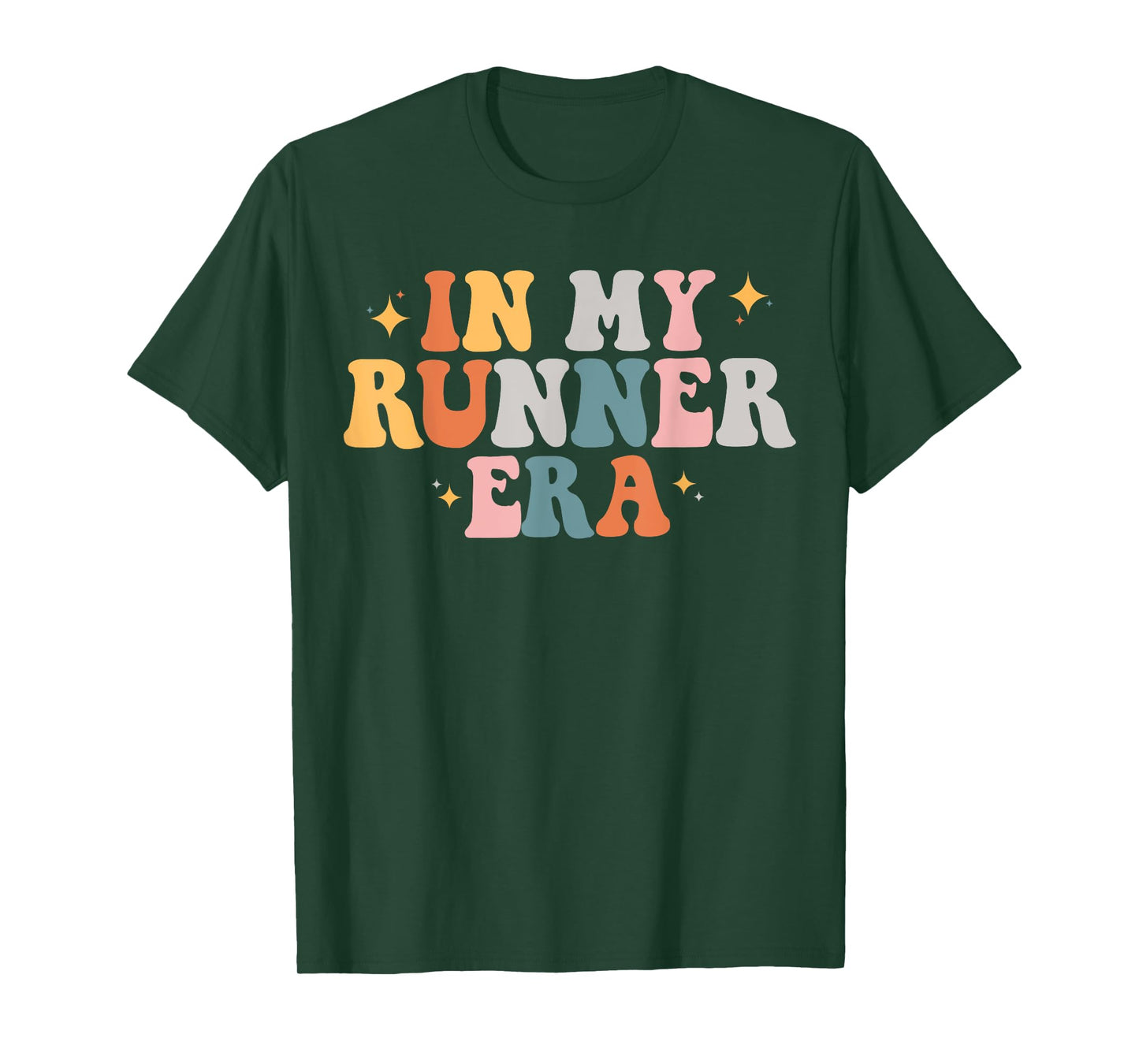 In My Runner Era Funny Running Marathon Fitness Running Mom T-Shirt