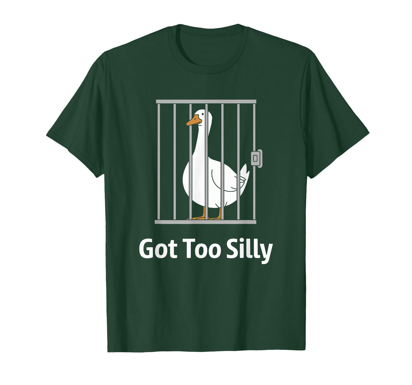 Got Too Silly Funny Goose Pun Humor Shirt for Animal Lovers T-Shirt