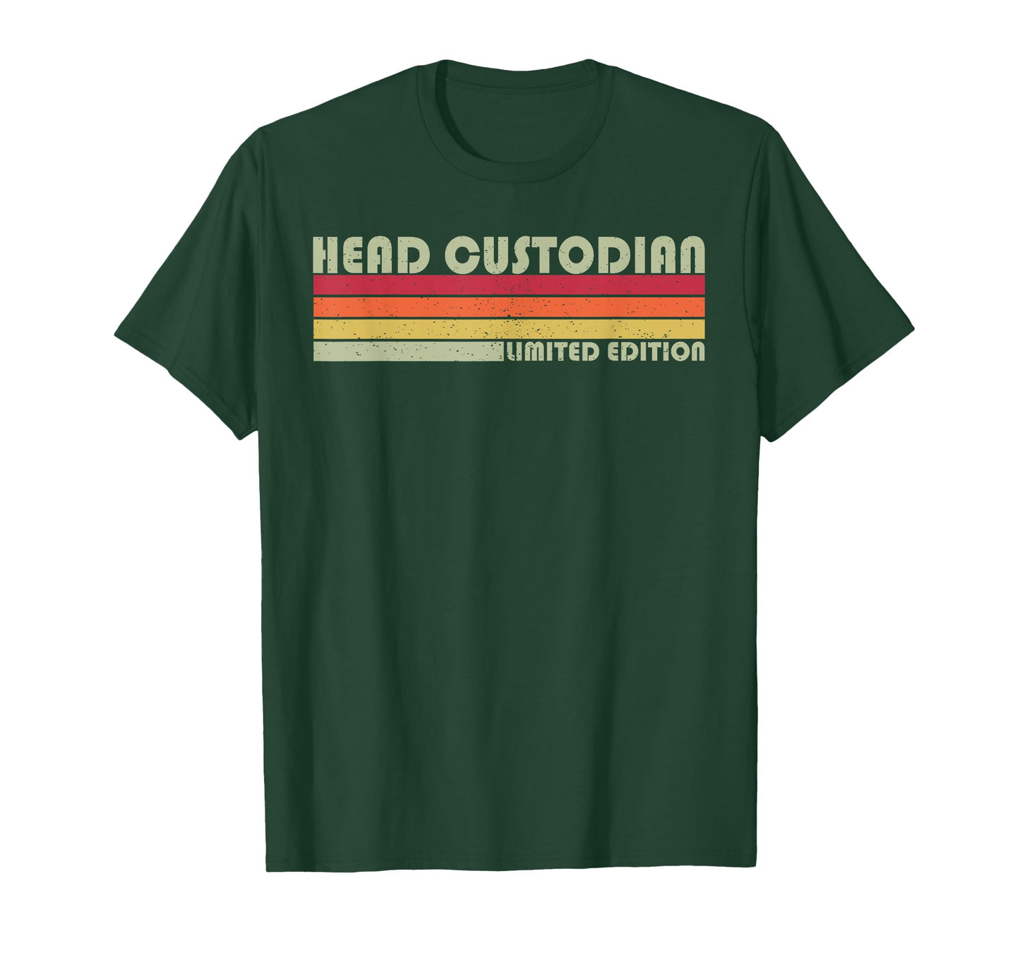 Head Custodian Vintage School Custodian Limited Edition T-Shirt