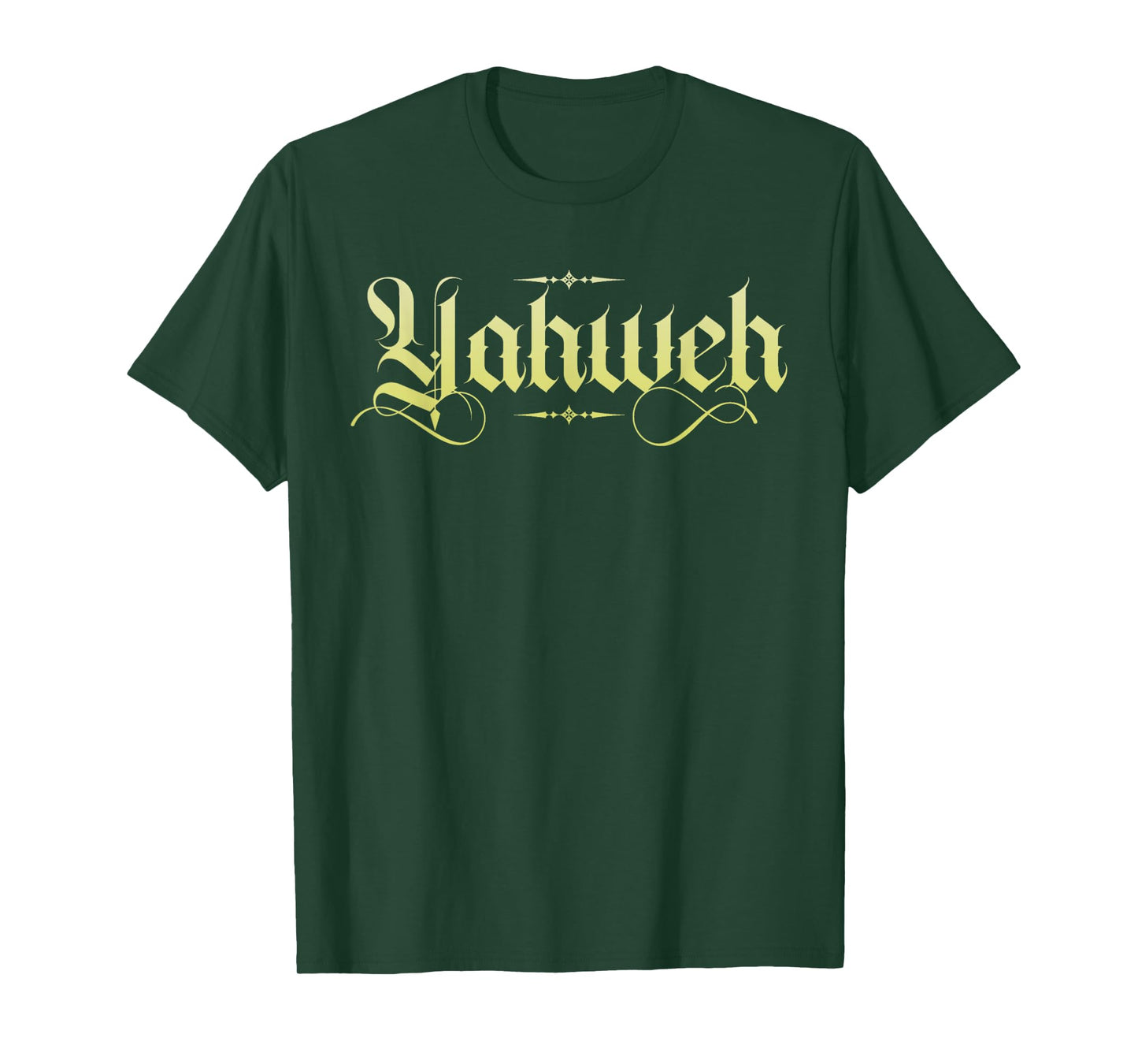 LezBCoffee Yahweh Christian Women's Unisex-Kids Black Cotton Polyester Modern Lace Embellishment Crew Neck Short Sleeve T-Shirt