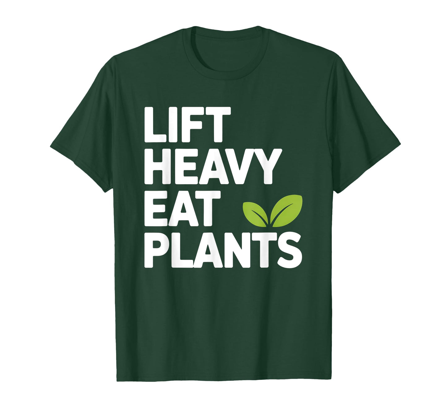 Lift Heavy Eat Plants Vegan Gym Fitness T-Shirt