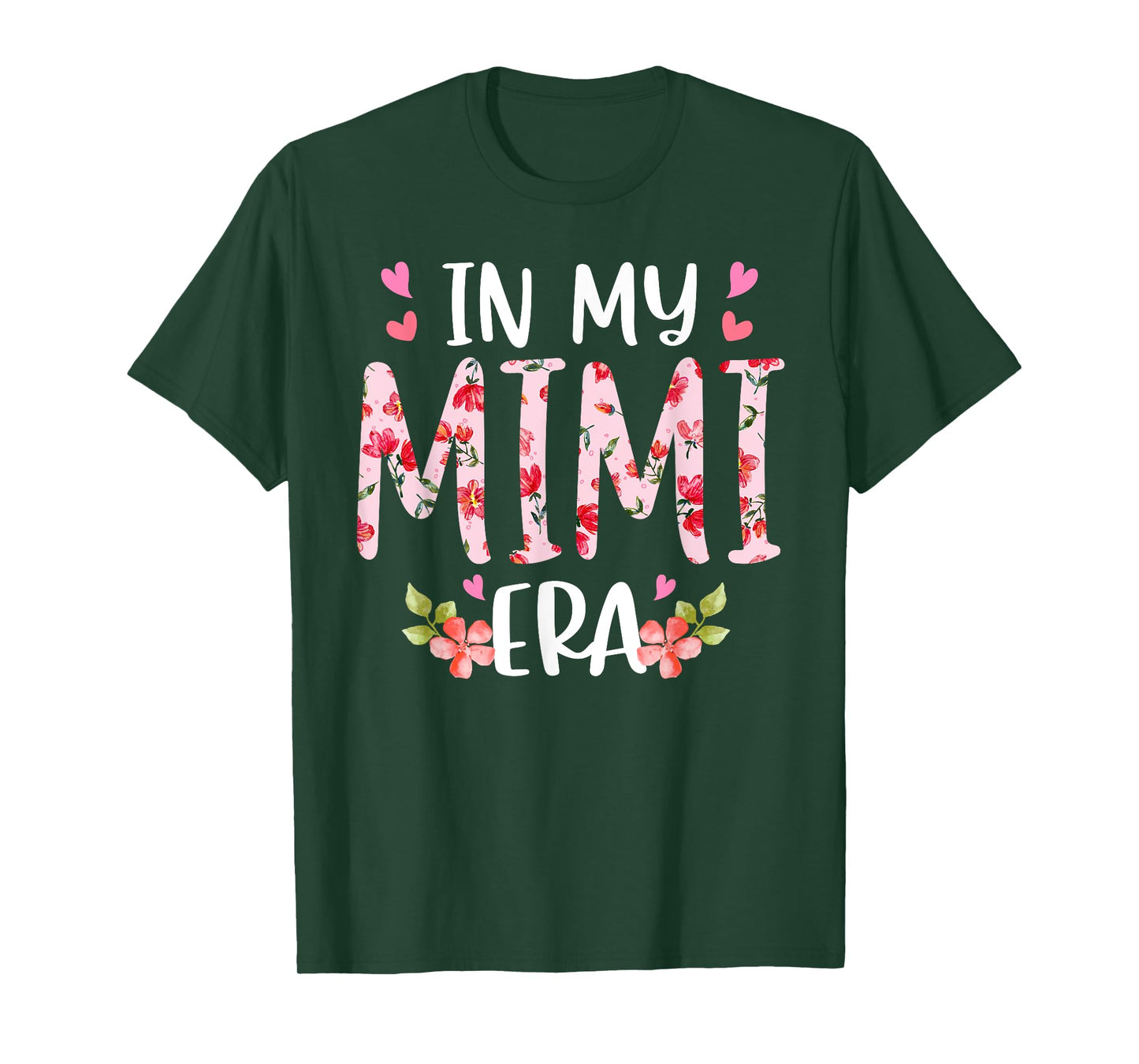 In My Mimi Era Floral Mother's Day Flower Girly Women T-Shirt