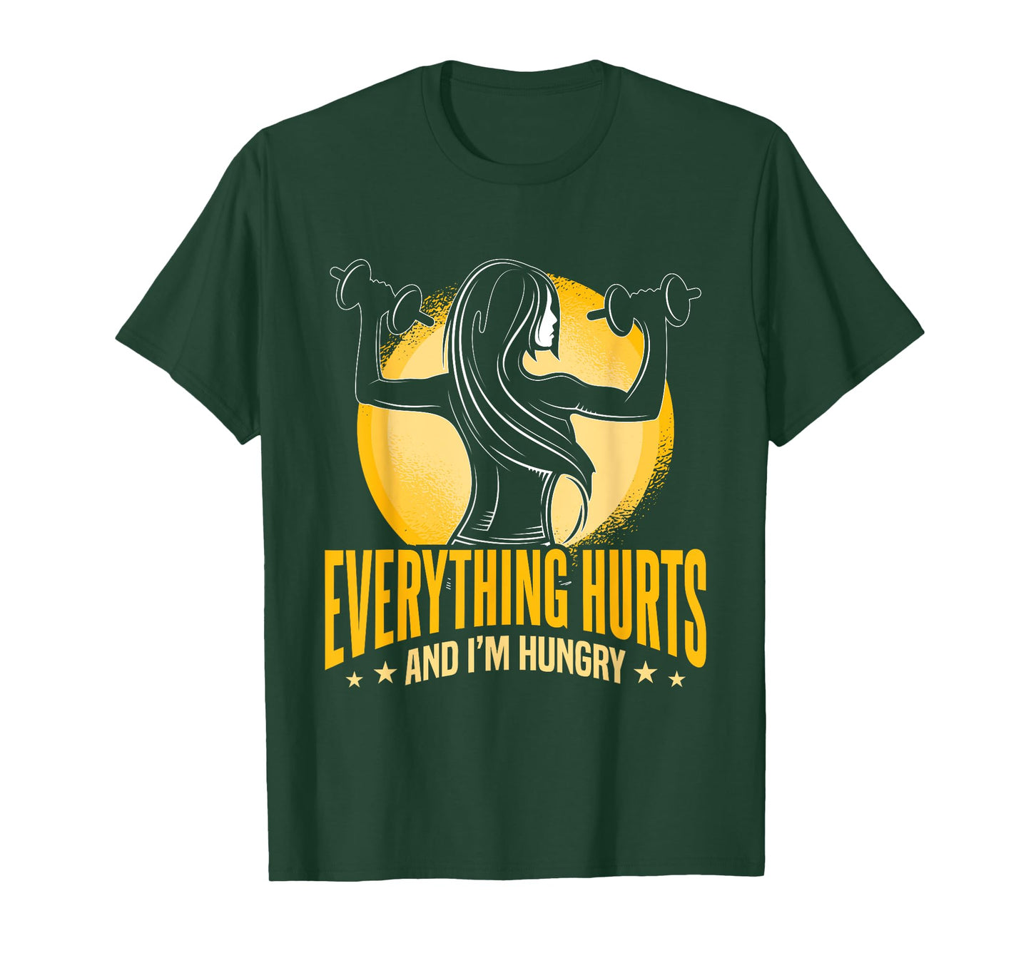 Workout Women Fitness I'm Just Here For The Playlist T-Shirt