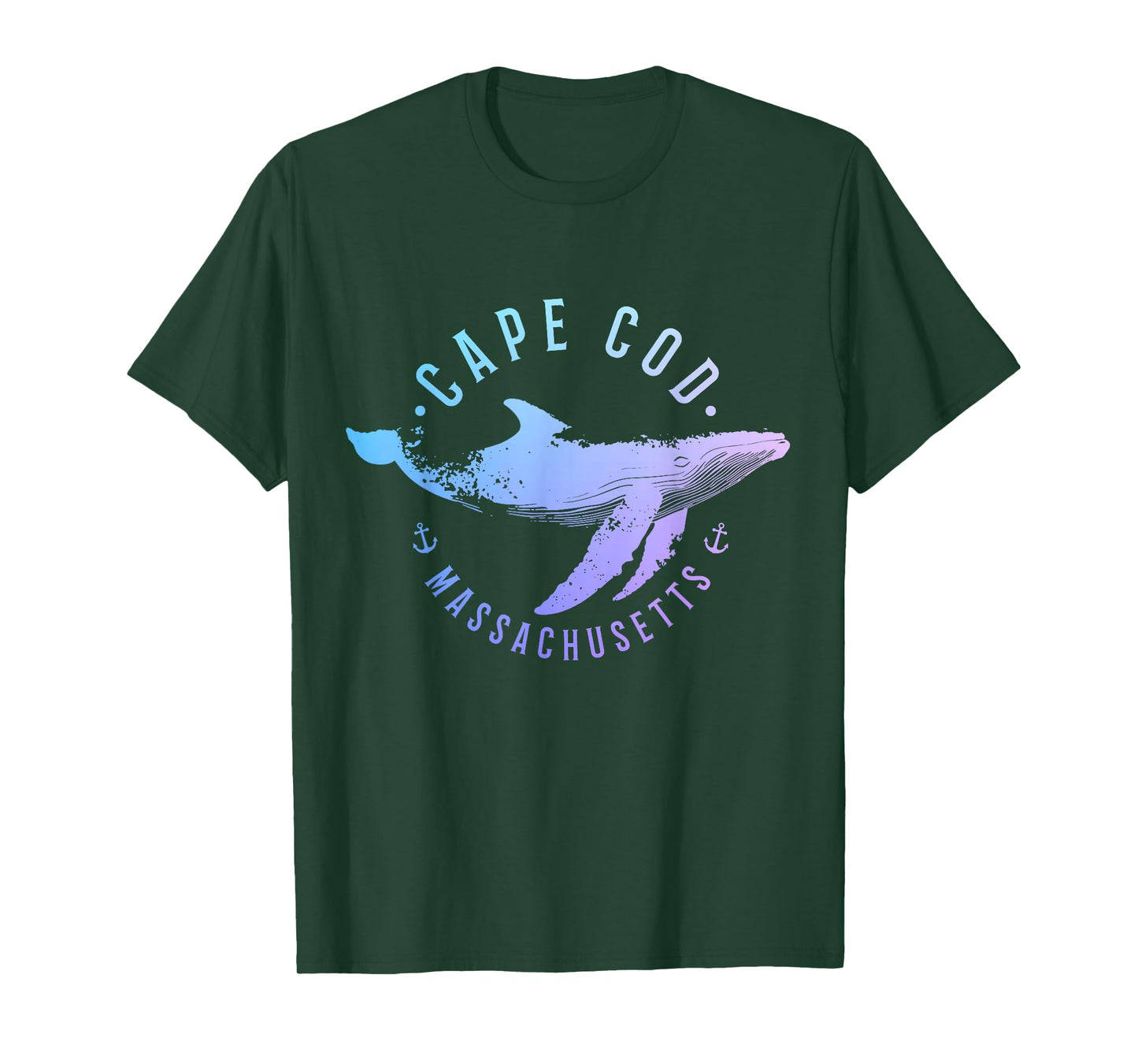 Cape Cod Massachusetts Souvenir Whale Ocean Nautical T-Shirt