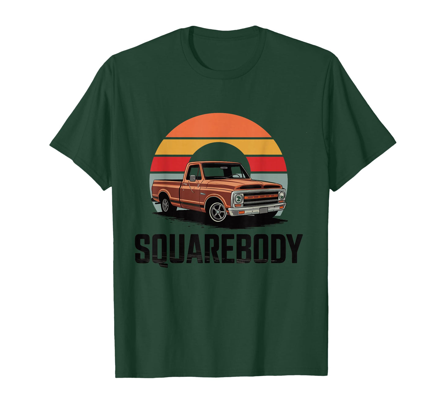 Squarebody Classic Pickup Truck 4x4 T-Shirt