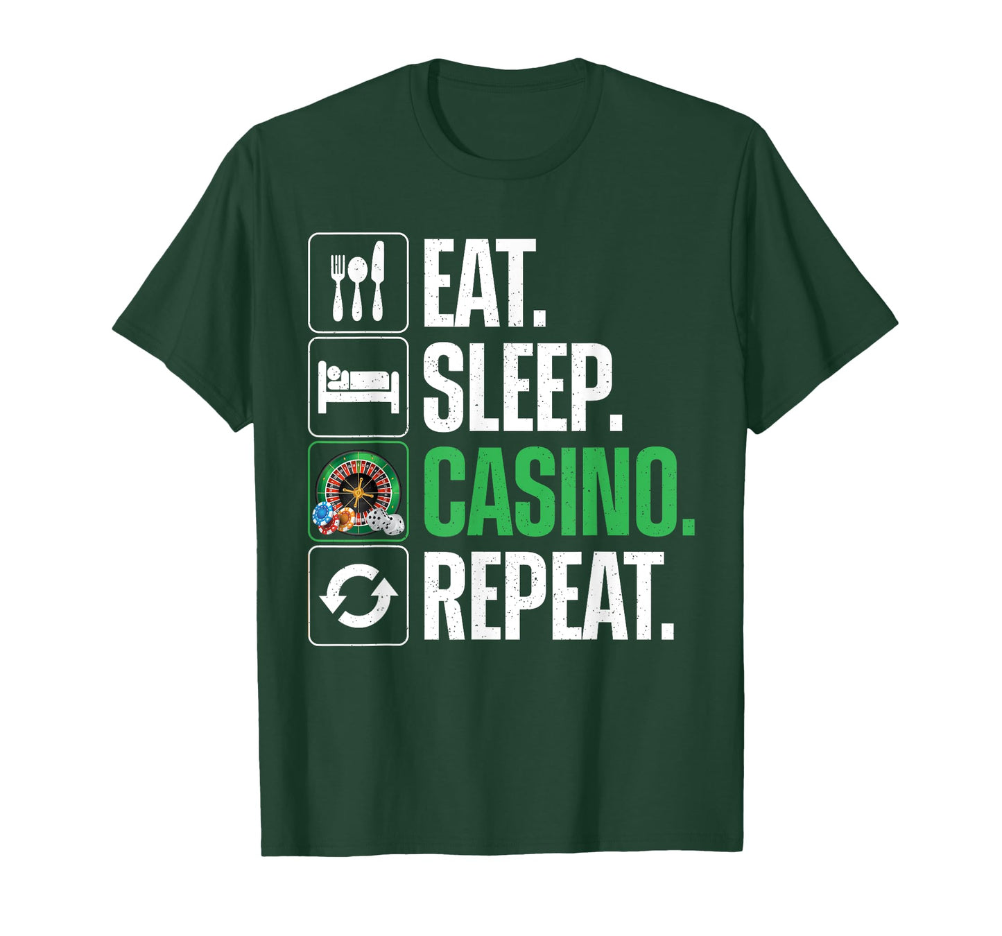Funny Casino Design For Men Women Gambling Casino Gambler T-Shirt
