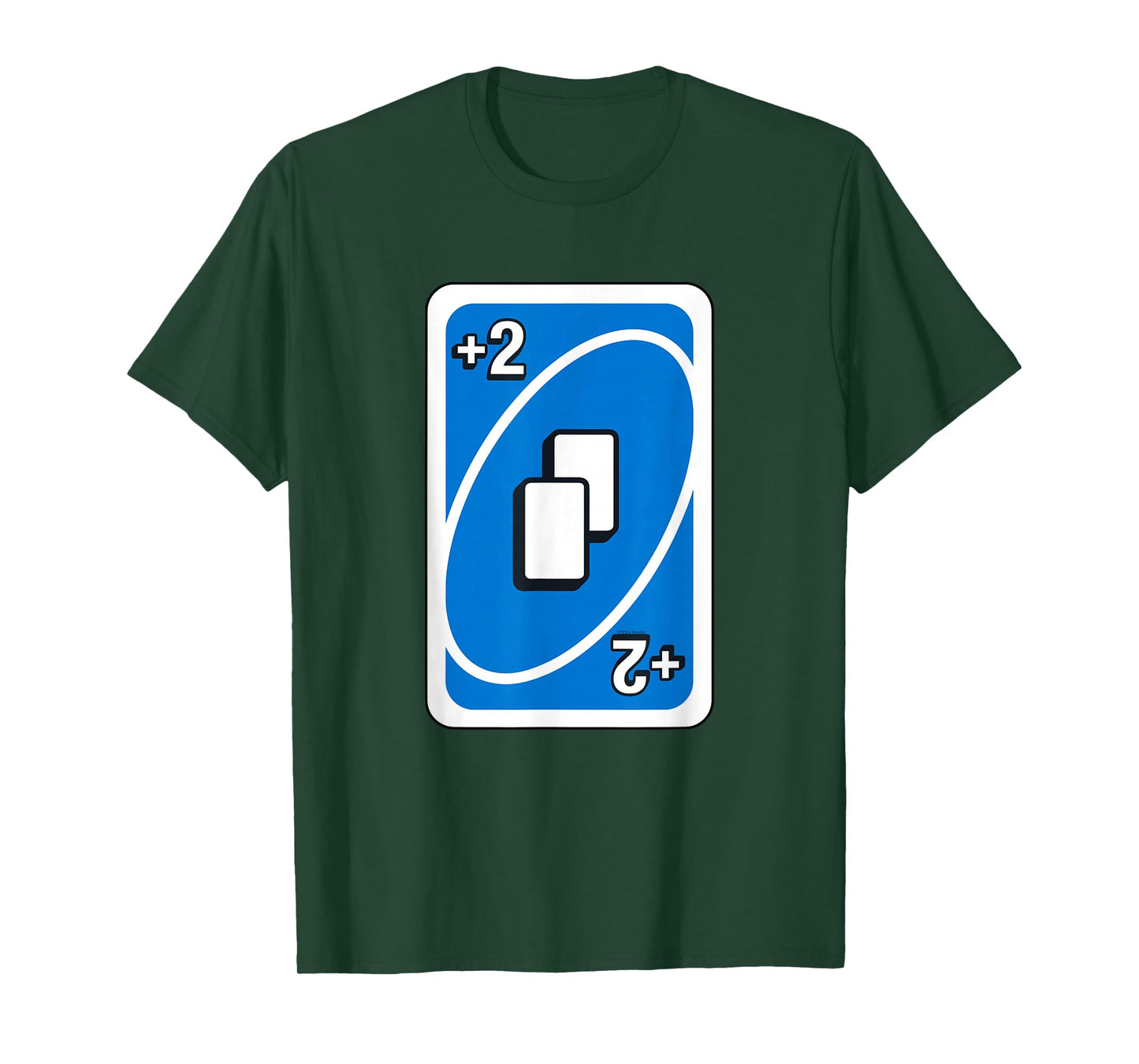 UNO - Blue Draw Two Card T-Shirt