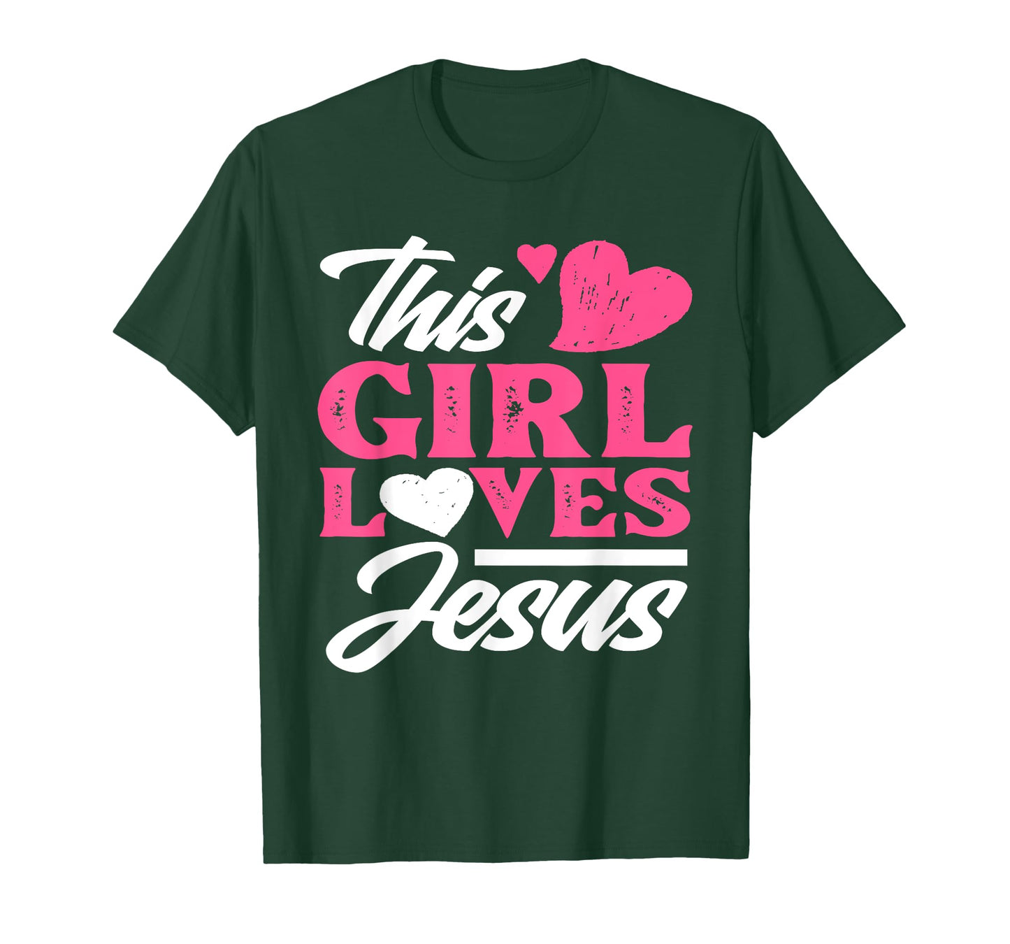This Girl Loves Jesus - Cute Christian Girl Gift T-Shirt
