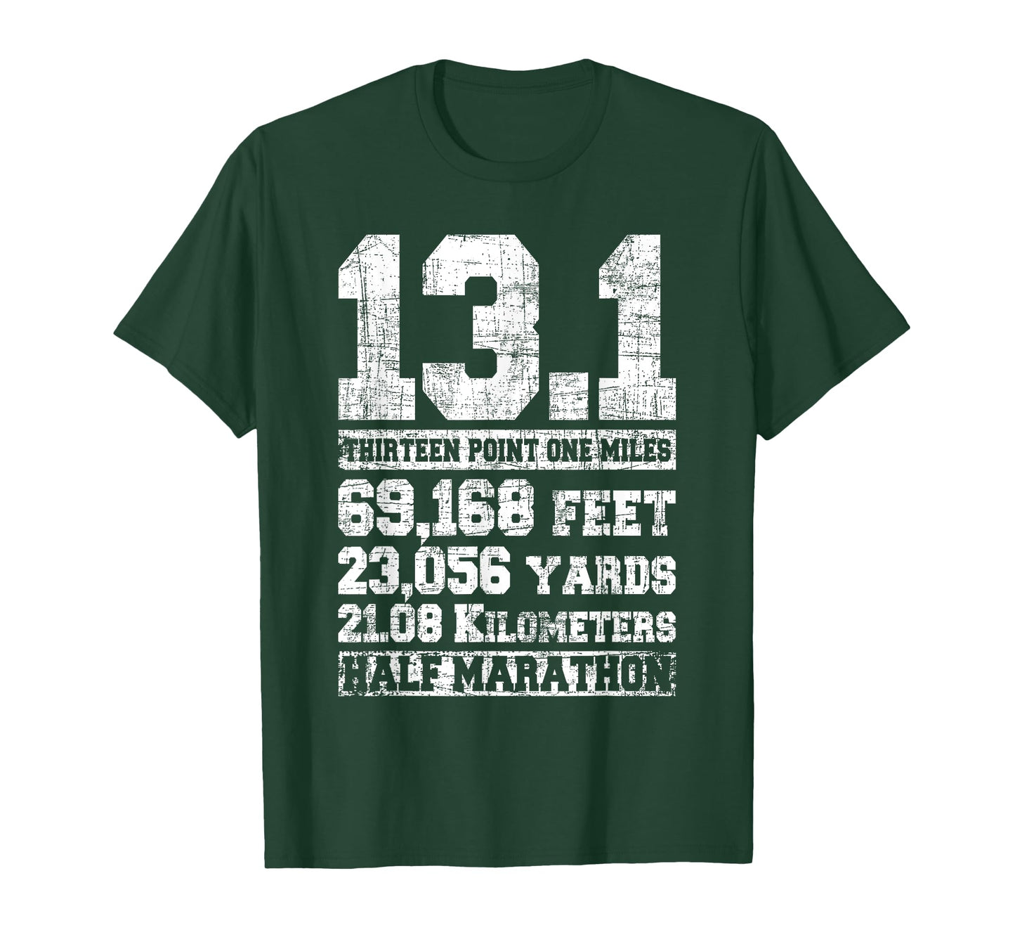 13.1 Miles Half Marathon Running Marathon Runner T-Shirt