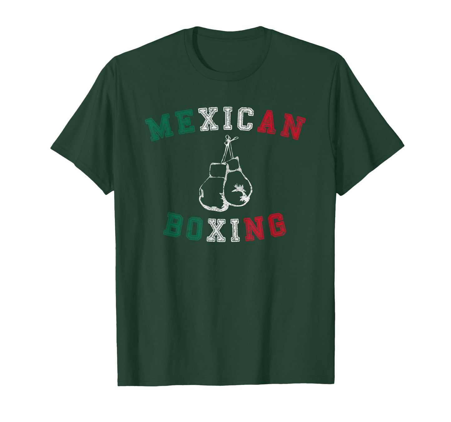 Mexican Boxing T Shirt - Vintage Distressed Style T-Shirt