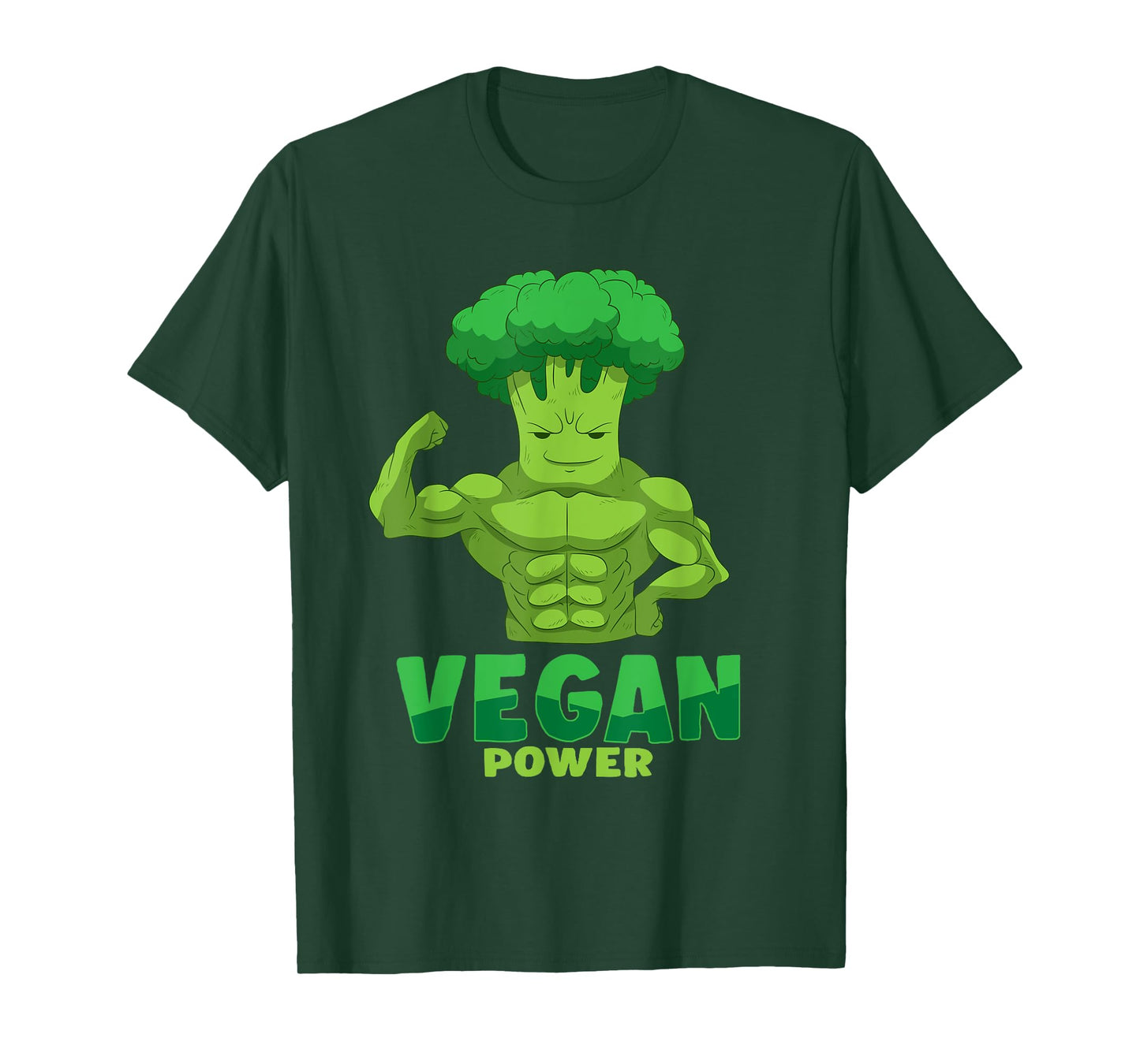 Vegan T shirt for Men - Vegan Plant Power Lifter T-Shirt