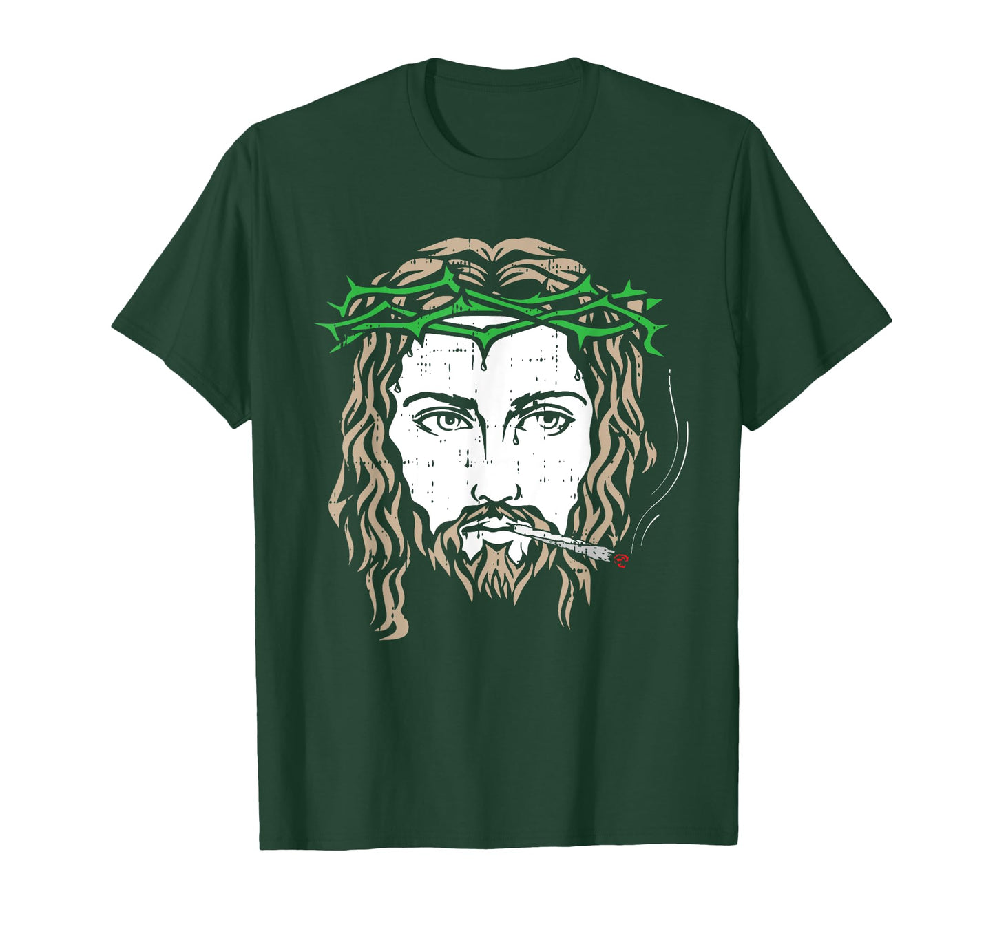 Jesus Smoking Joint Weed Blunt Christian Cool Stoner Gifts T-Shirt