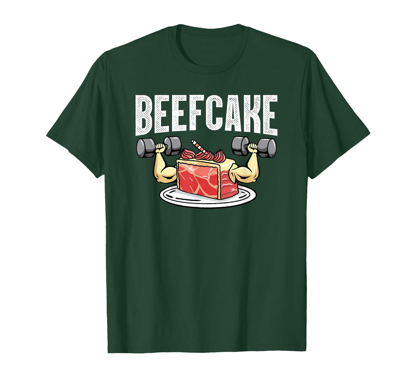 Funny Beefcake T-Shirt Gym Workout Apparel T-Shirt