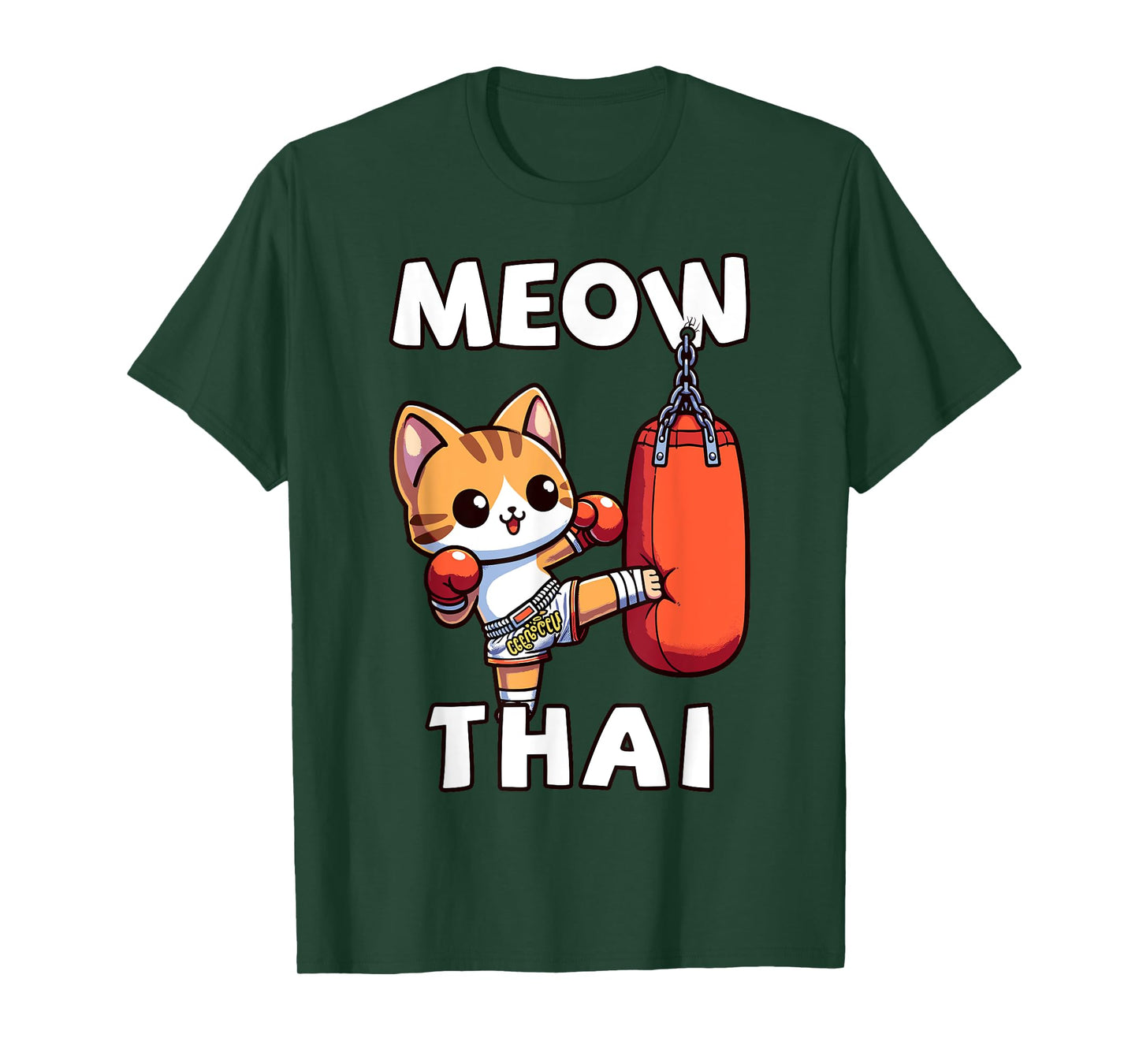 Muay Thai | Meow Thai, Thai Boxing For Boys, Muay Thai Cat T-Shirt