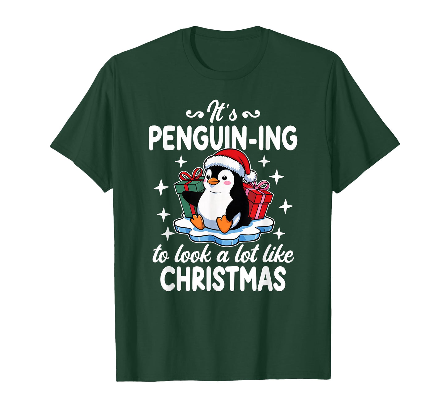 Cute Funny Penguin Christmas Pun T-Shirt