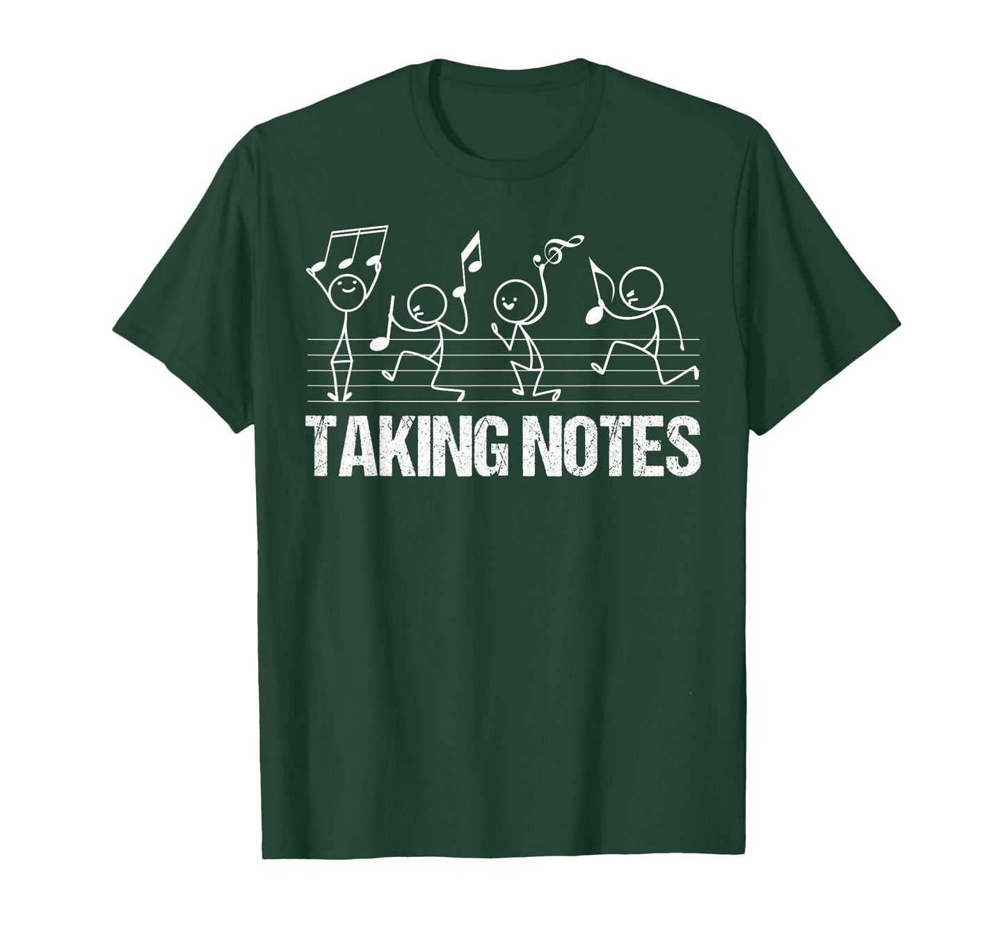 retro Vintage Musical Taking Notes Teachers Funny Music Love T-Shirt