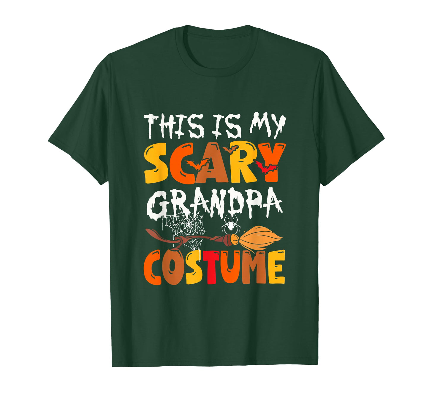 My Scary Grandpa Costume Halloween Family Funny Parties T-Shirt
