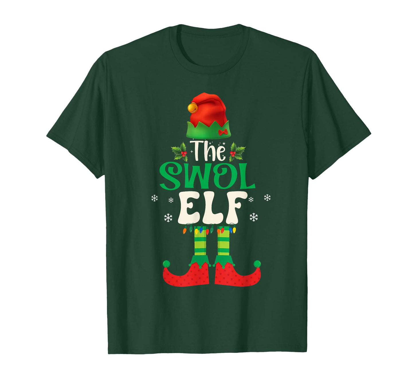 Funny The Swol Elf Group Matching Family Christmas 2025 T-Shirt