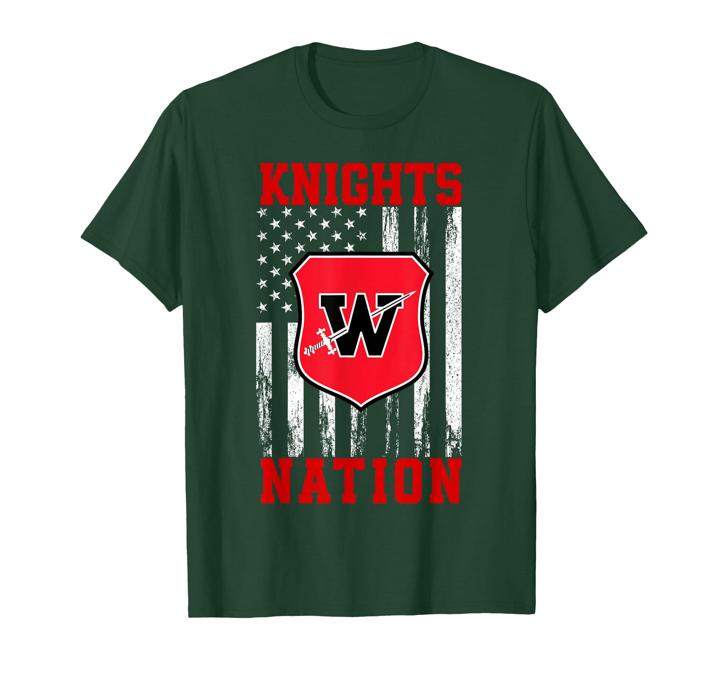 West Lauderdale Knights Logo Nation HS T-Shirt