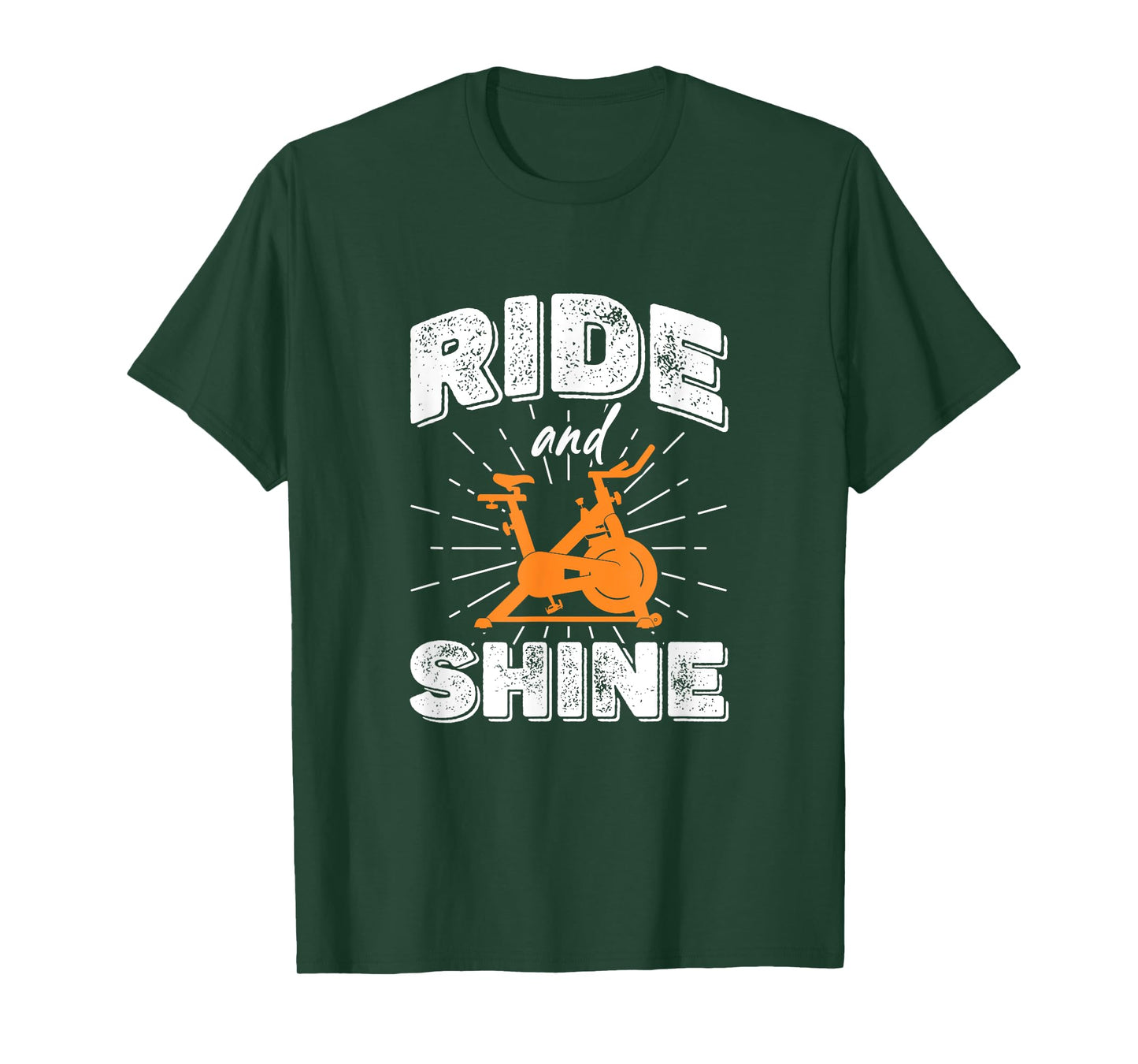 Ride And Shine Spin Class Spinning Bike Indoor Cycling T-Shirt
