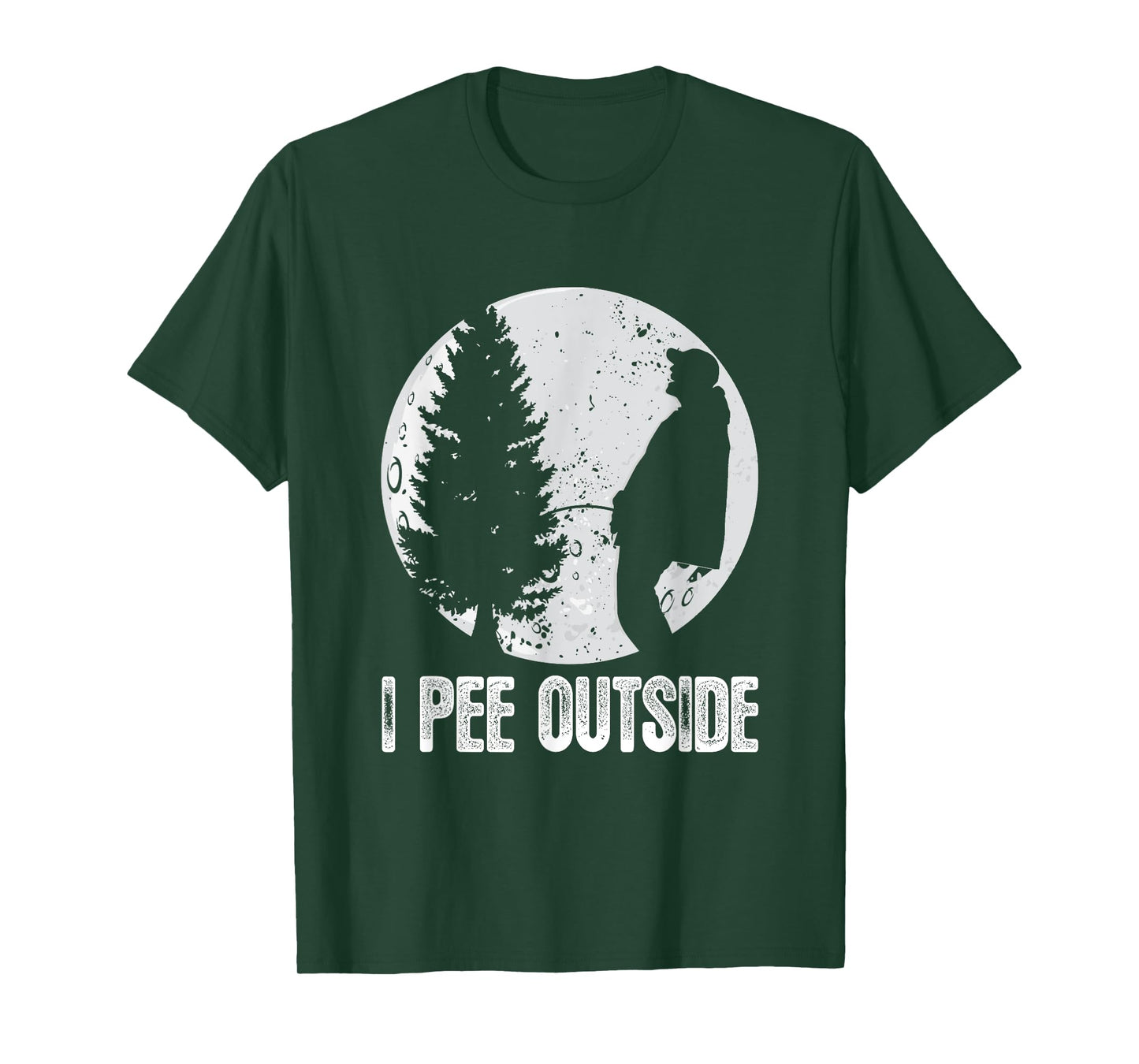 Funny Camping Shirts For Men I Pee Outside Inappropriate T-Shirt