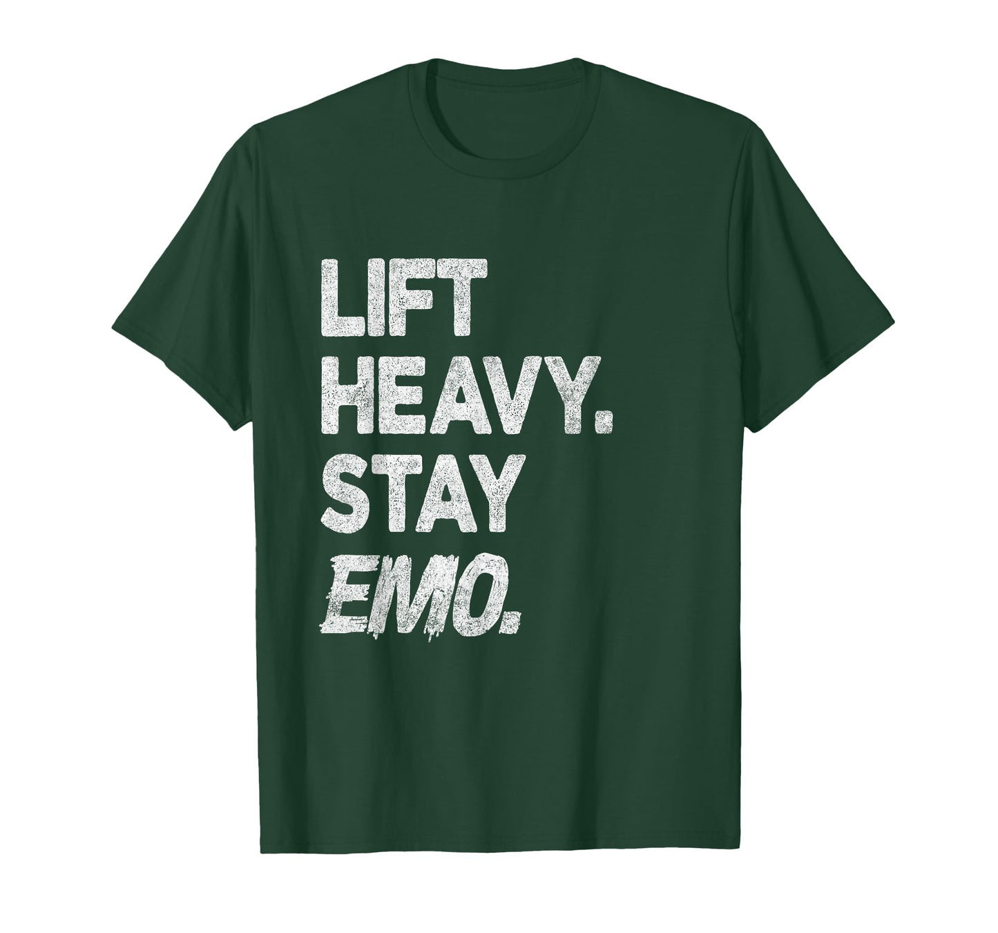 Lift Heavy Stay Emo Gym and Fitness Weightlifting Emo Lover T-Shirt