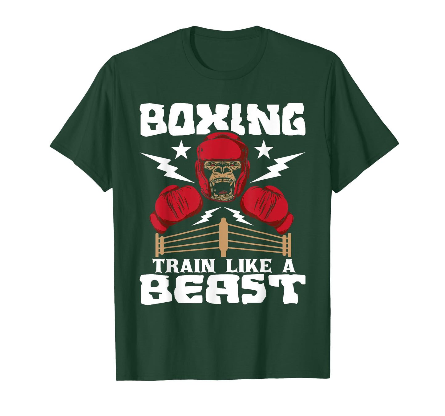 Boxing Train Like A Beast - Kickboxing Kickboxer Gym Boxer T-Shirt