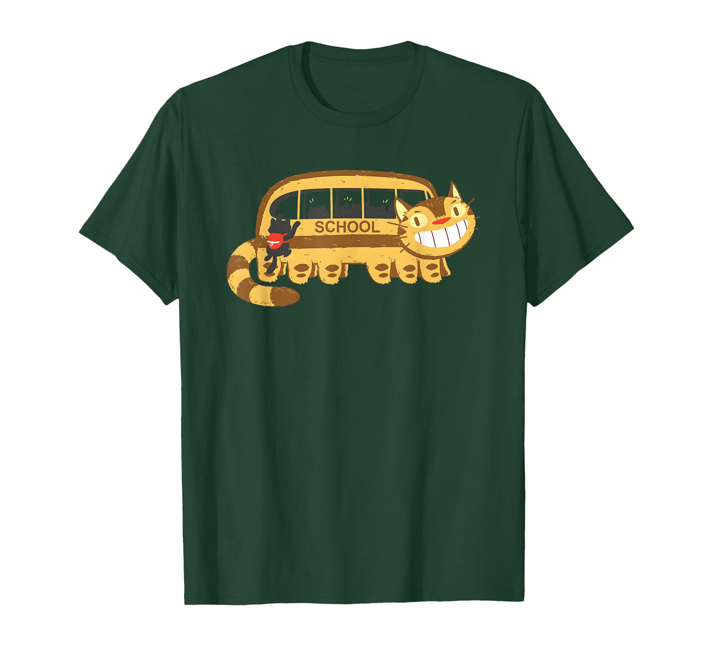 Cats In A Catbus Headed To School Schoolcatbus T-Shirt