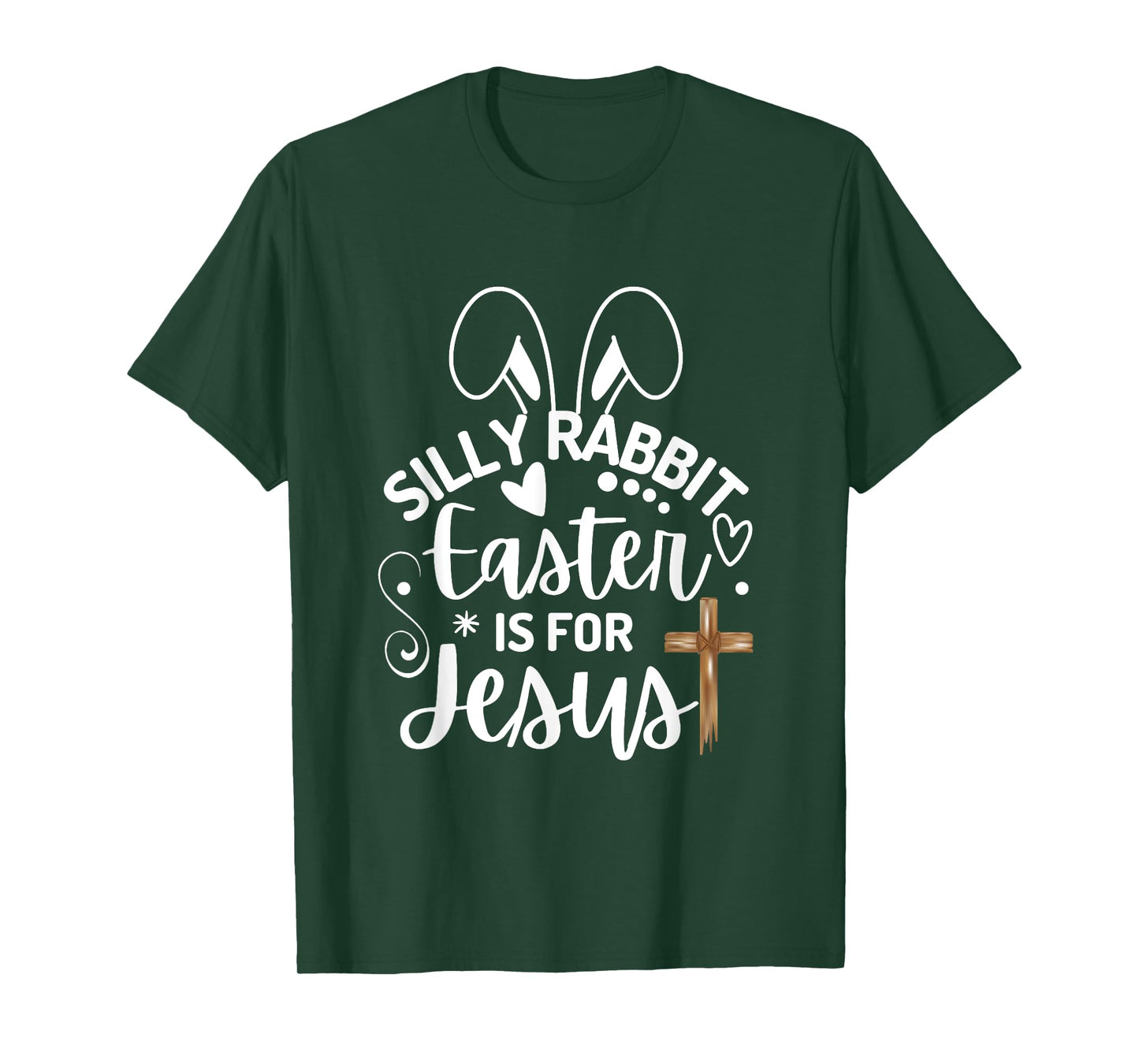 Silly Rabbit Easter Is For Jesus Easter Day Christian Jesus T-Shirt