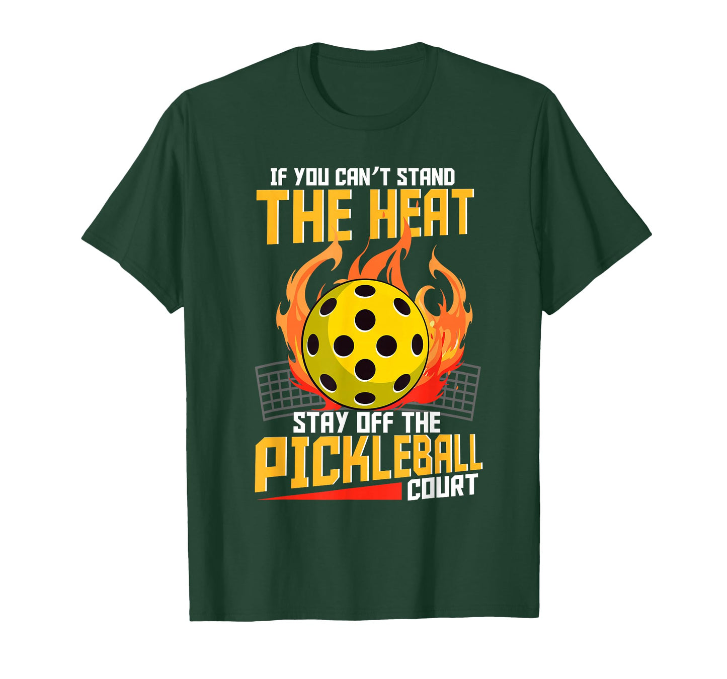 Funny pickleball sayings design Retro Paddle Court T-Shirt
