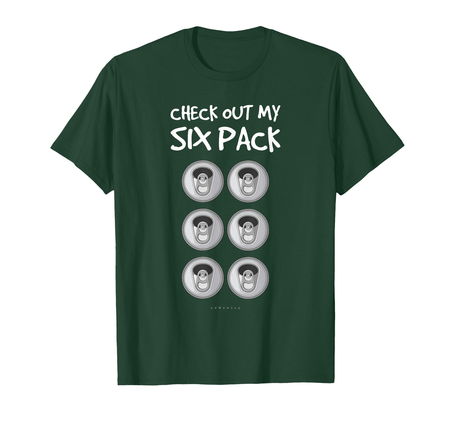Mens Check Out My Six Pack Beer T-Shirt. Funny ABS Gym Gift Tee.