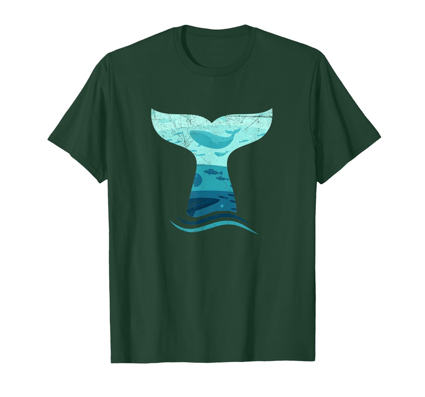 Whale Tail in Waves | Orca Ocean T-Shirt
