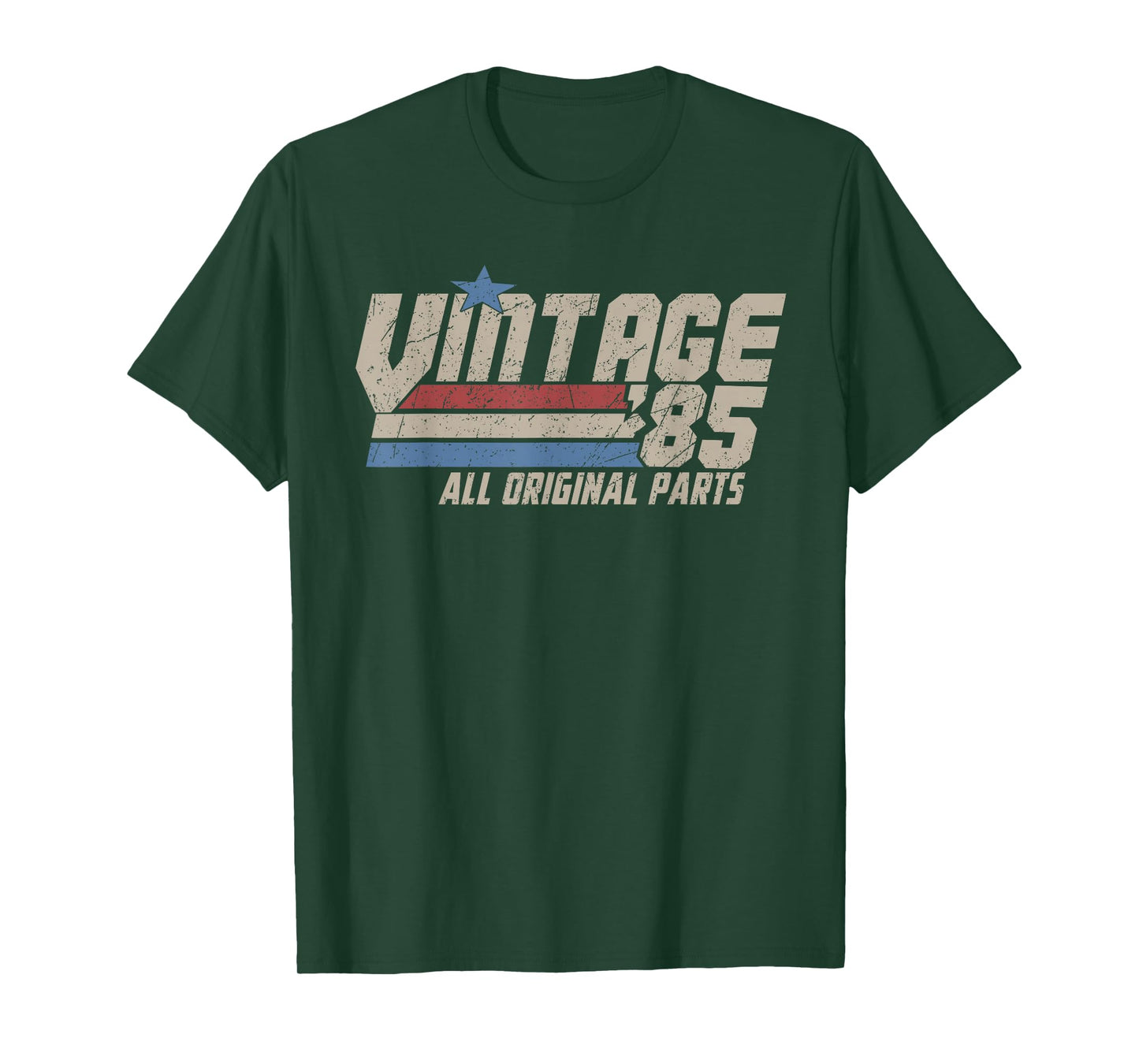 Vintage 1985 All Original Parts, Retro 40 Years Old Gifts T-Shirt