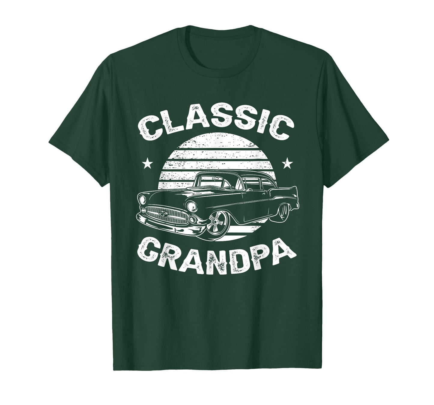 Grandpa Vintage Retro Classic Funny Car Lover Enthusiast T-Shirt