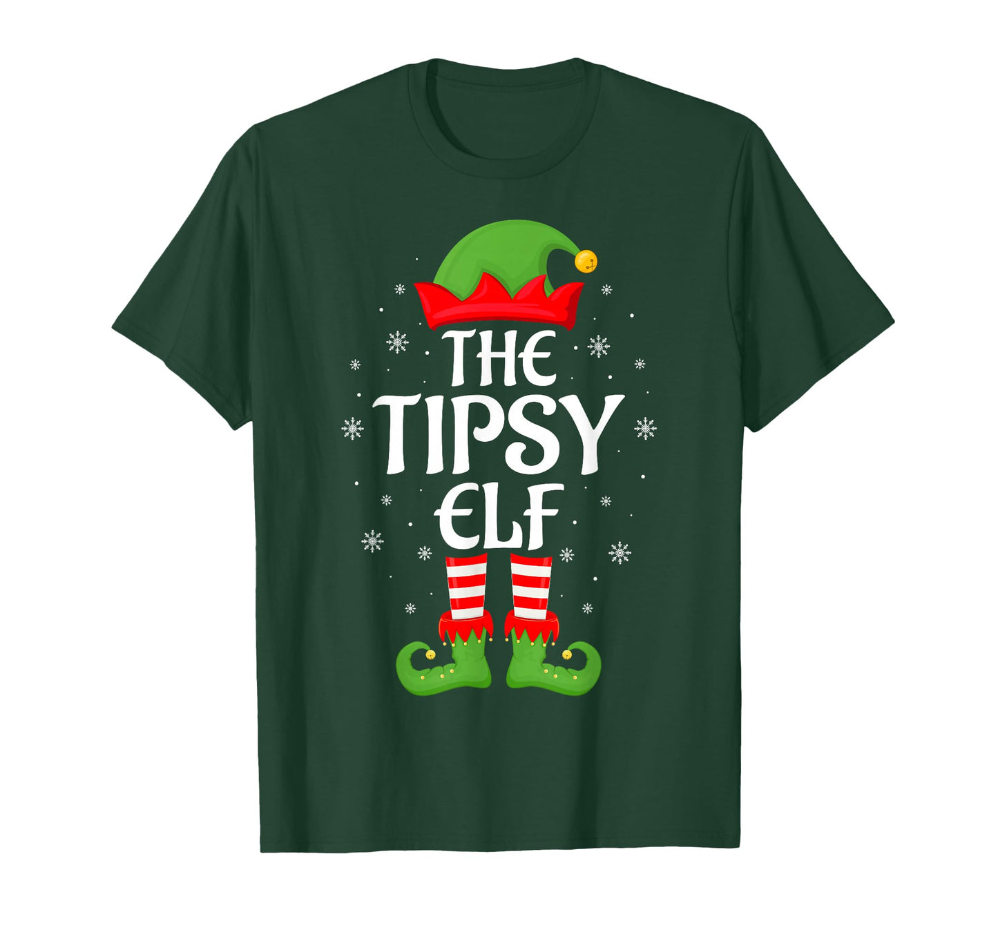 Tipsy Elf Xmas Family Matching Elf Squad Christmas T-Shirt