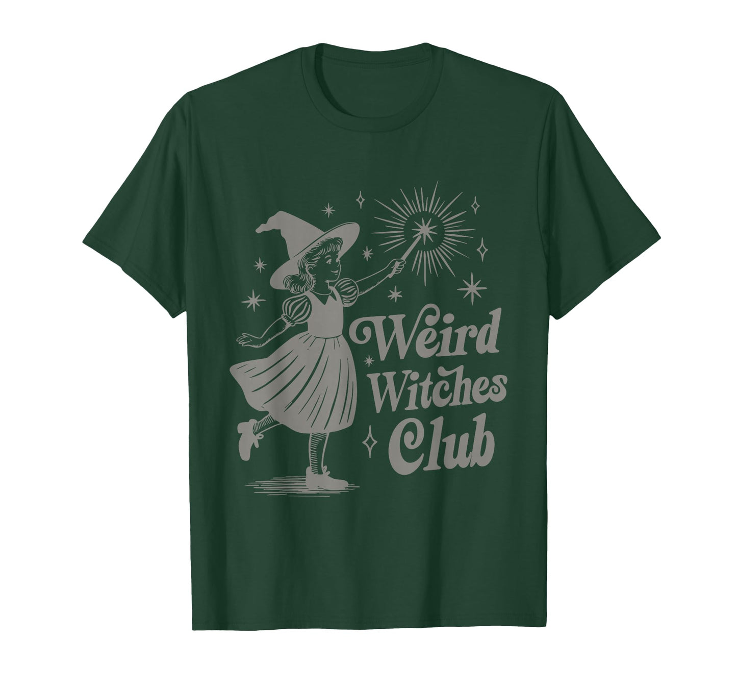 Weird Witches Club Vintage Art T-Shirt