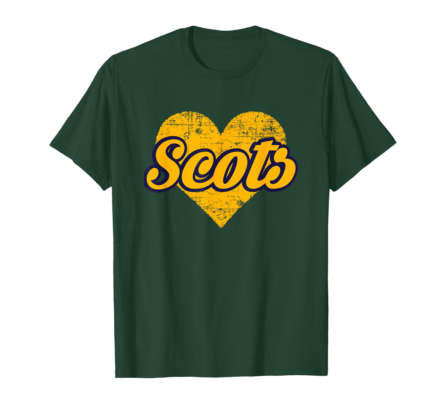 Highland Park Scots Over Heart T-Shirt