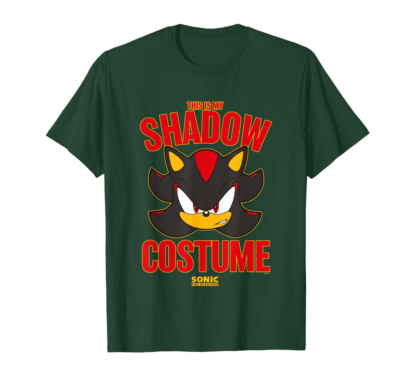 Sonic The Hedgehog Halloween This Is My Shadow Costume T-Shirt
