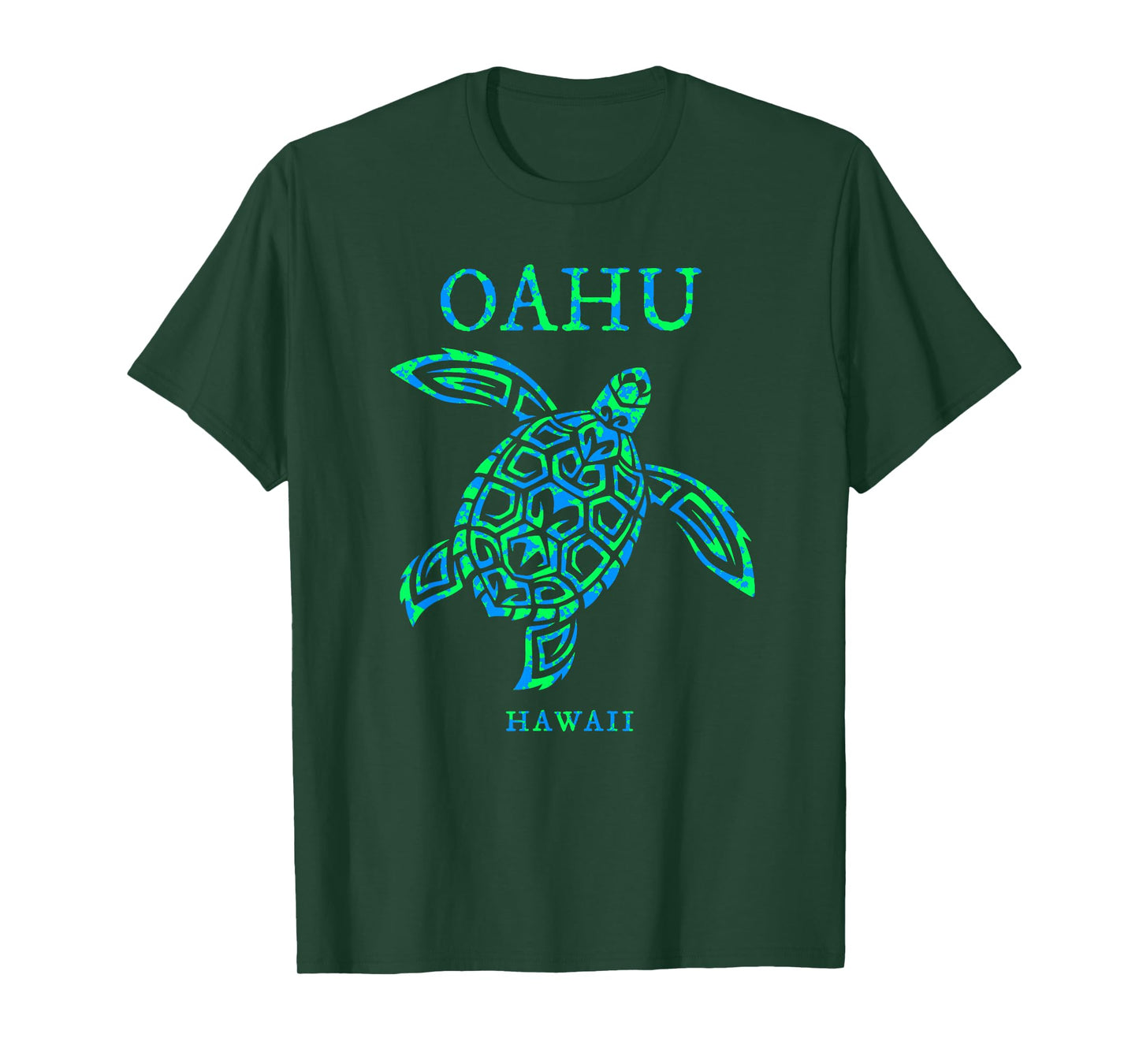 Oahu Hawaii Sea Turtle Souvenir Boys Girls Mens Womens T-Shirt