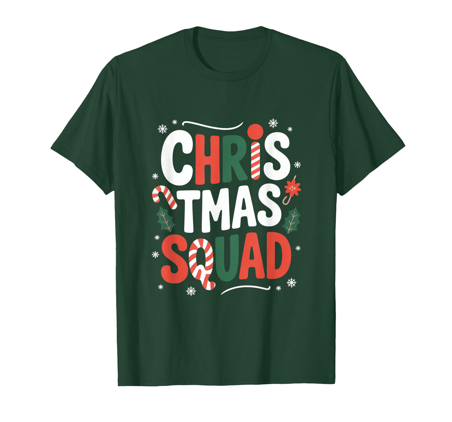 Christmas Squad Holiday Family Matching Party T-Shirt