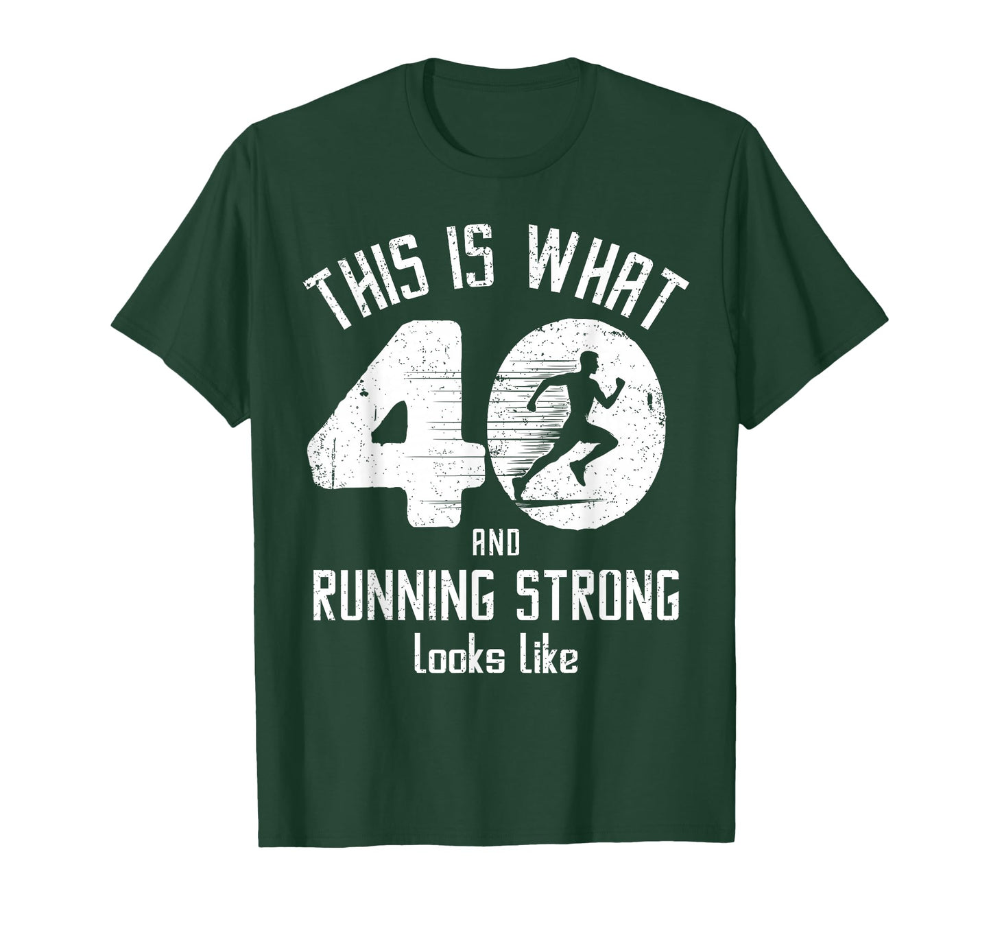 Funny Running 40th Birthday 40 Years Old I Love Running, Run T-Shirt