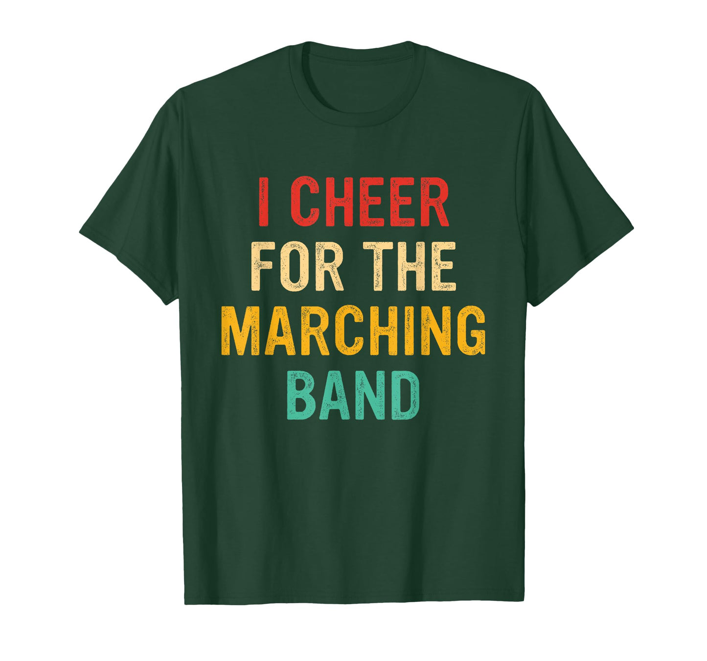 I Cheer For The Marching Band Vintage Quote T-Shirt